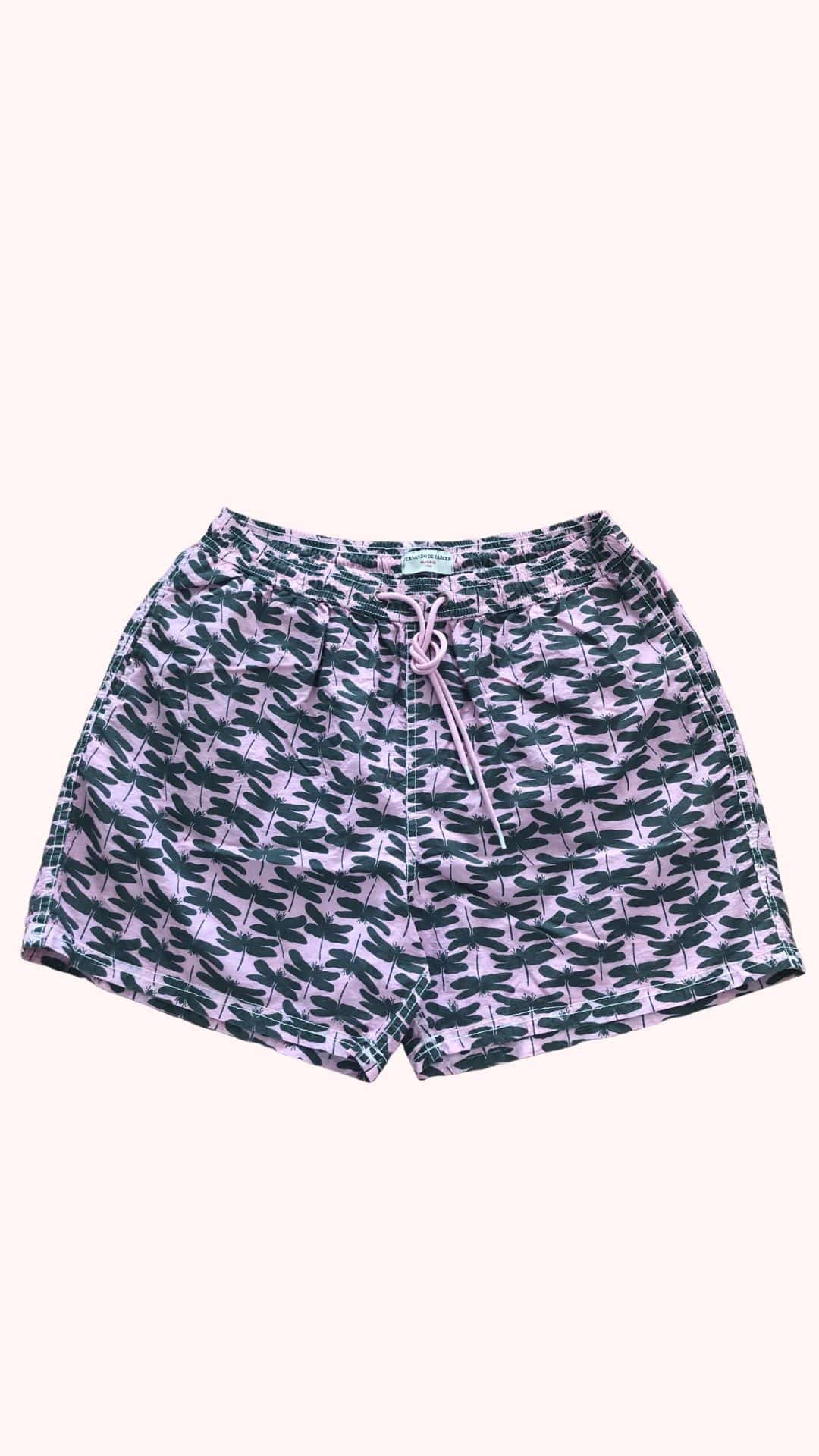 Traje de Baño / Bañador - Rosa Libélula Verde - Fernando de Cárcer