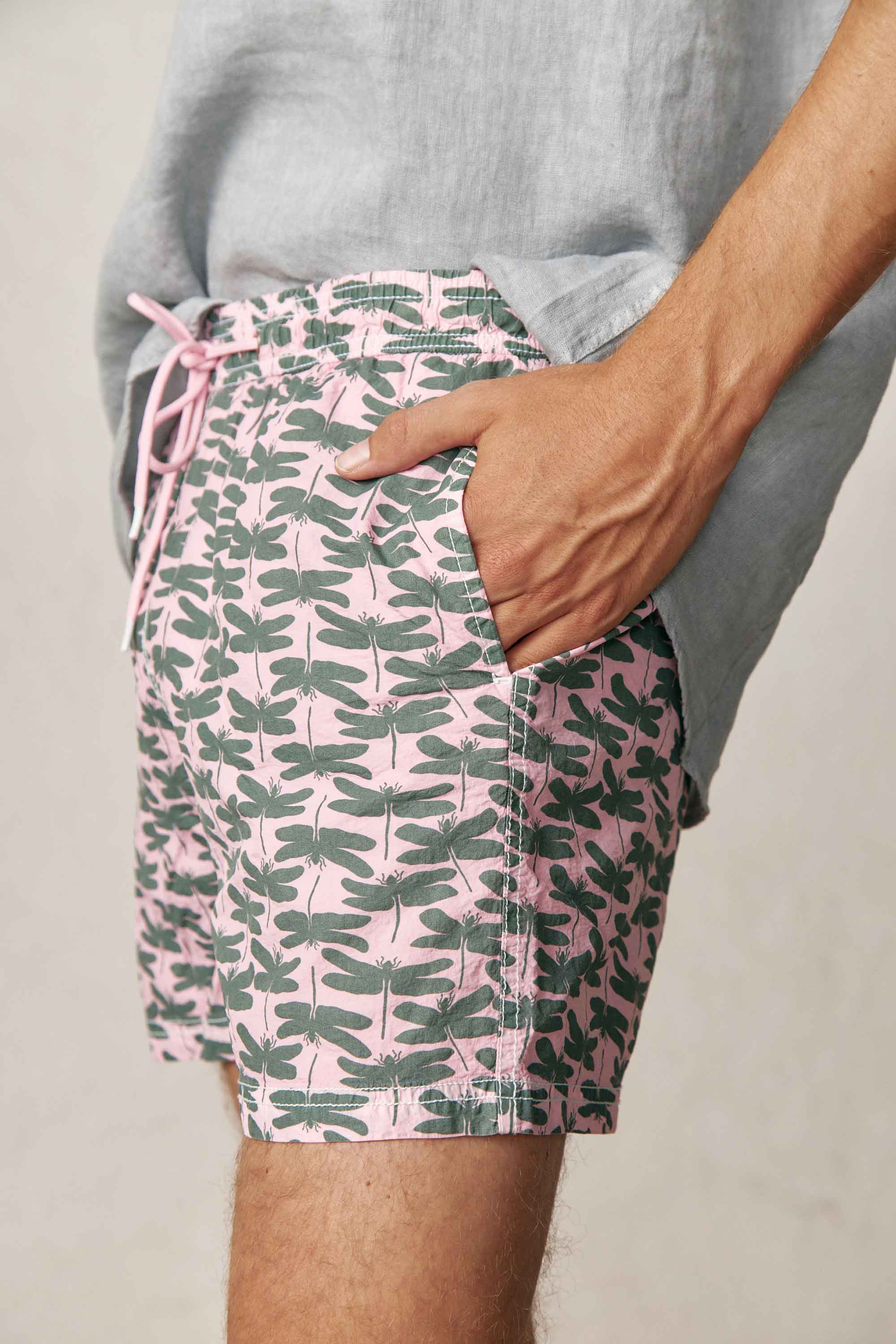 Traje de Baño / Bañador - Rosa Libélula Verde - Fernando de Cárcer