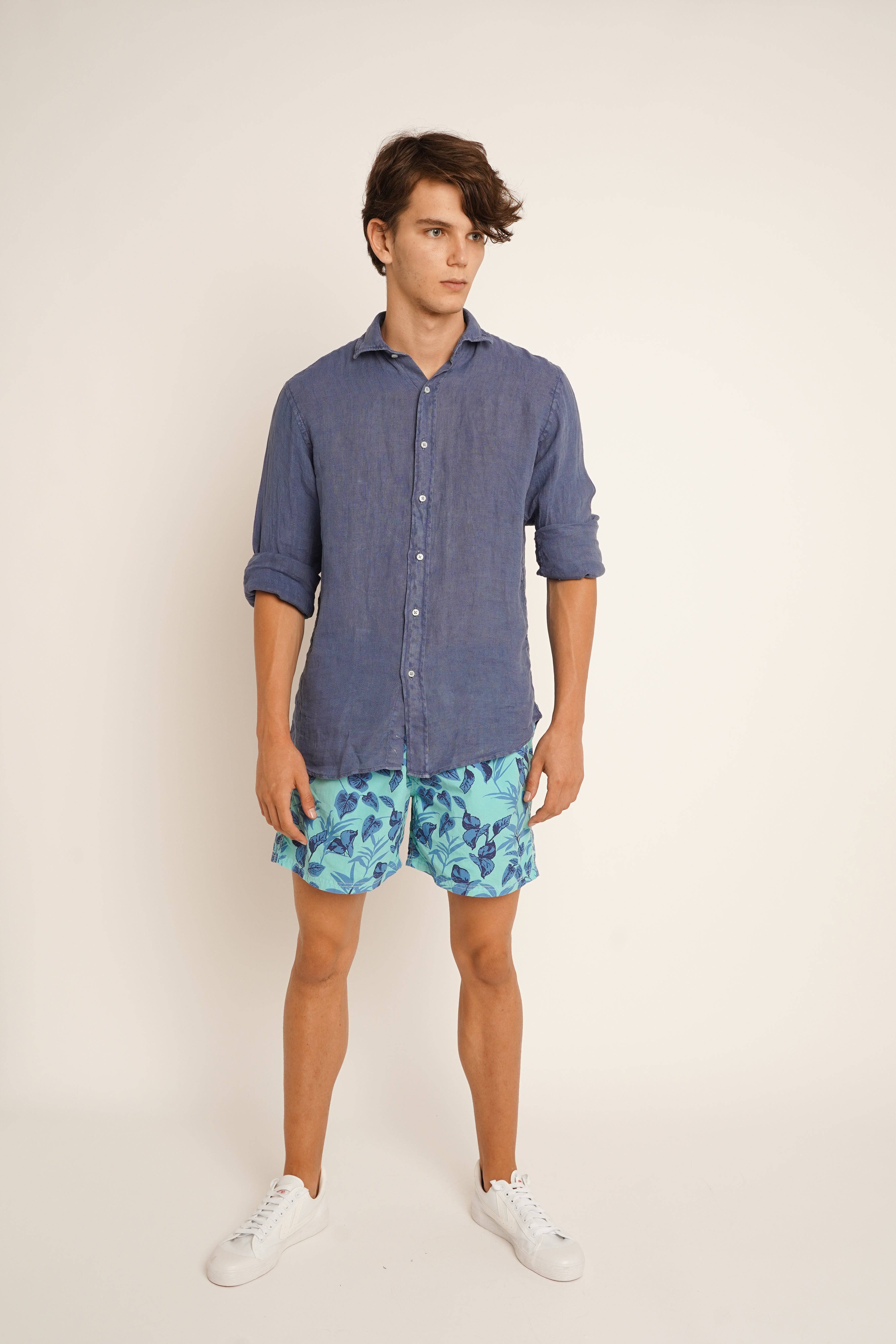 Traje de Baño / Bañador - Tropical Turquesa - Fernando de Cárcer