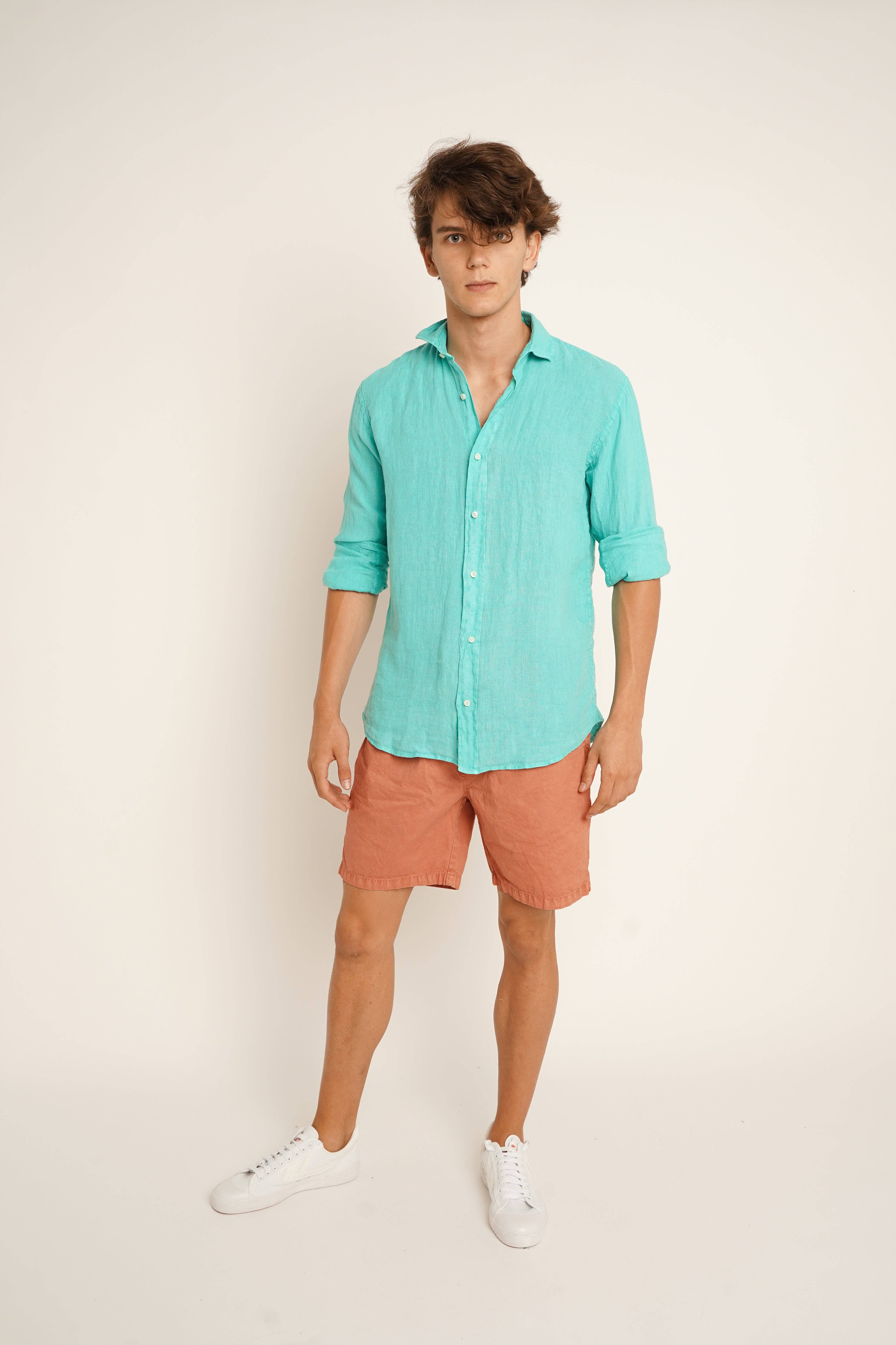 Bermudas de Popelín - Salmón - Fernando de Cárcer