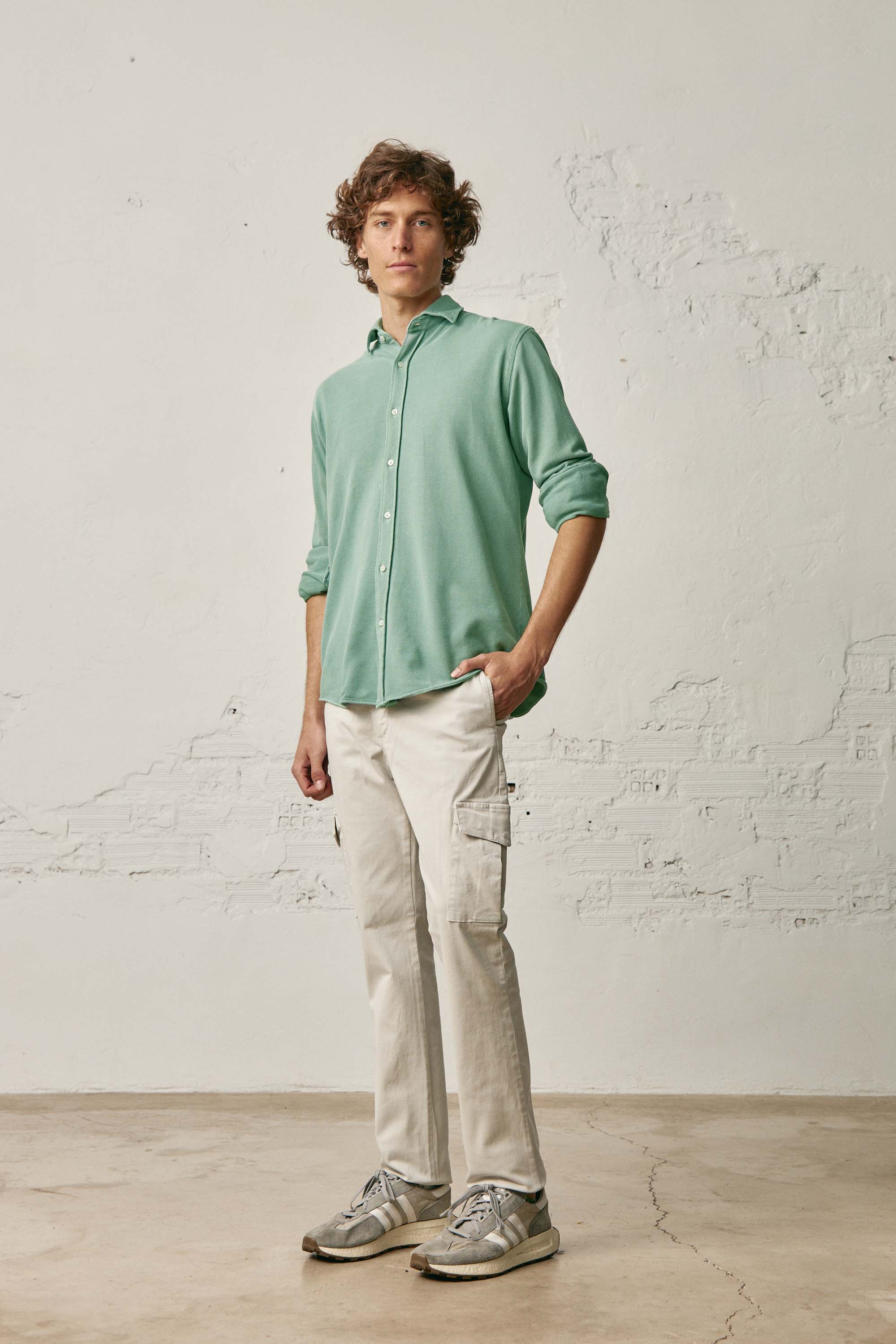 Camisa de Piqué - Verde Manzana - Fernando de Cárcer