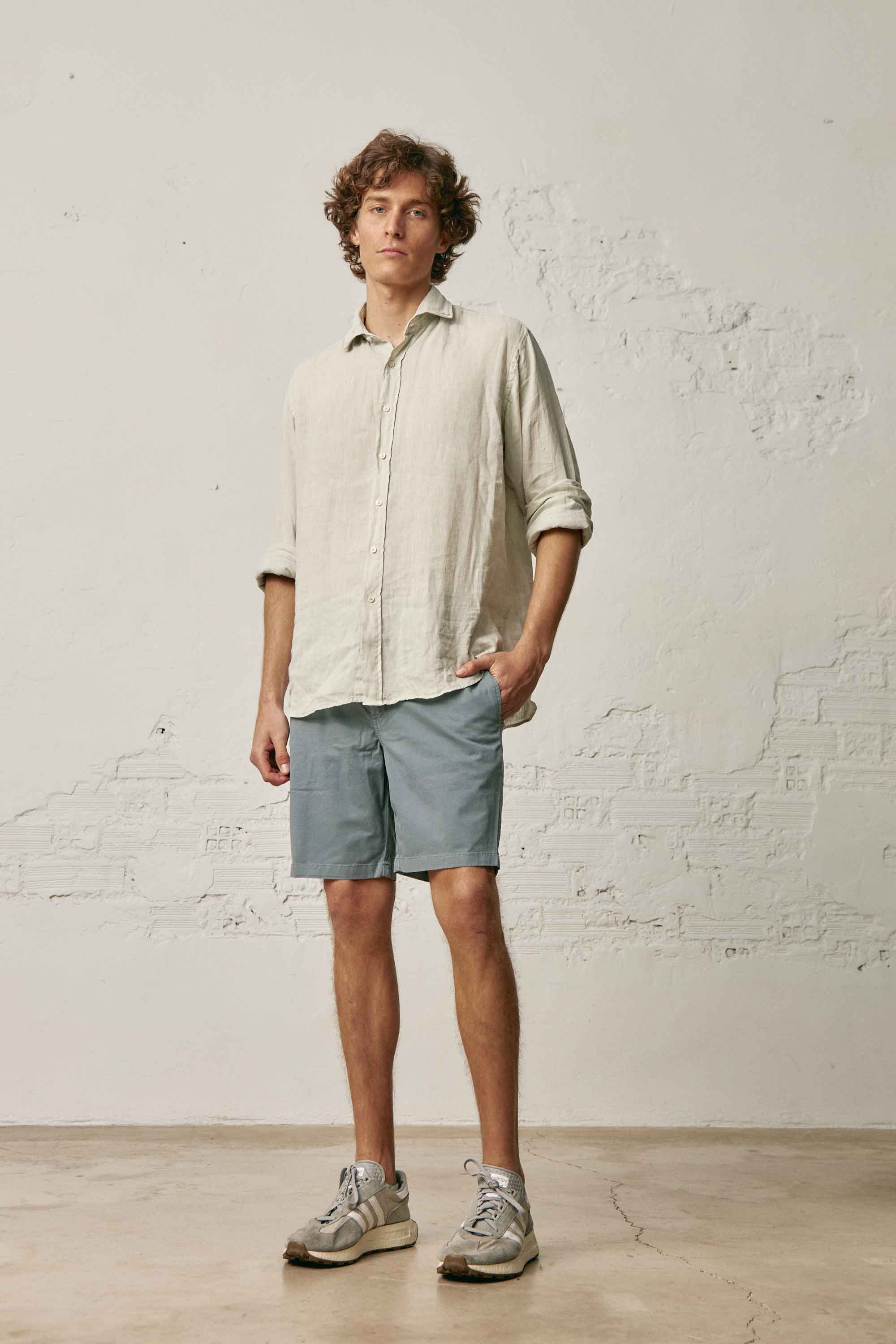 Camisa de Lino - Piedra - Fernando de Cárcer