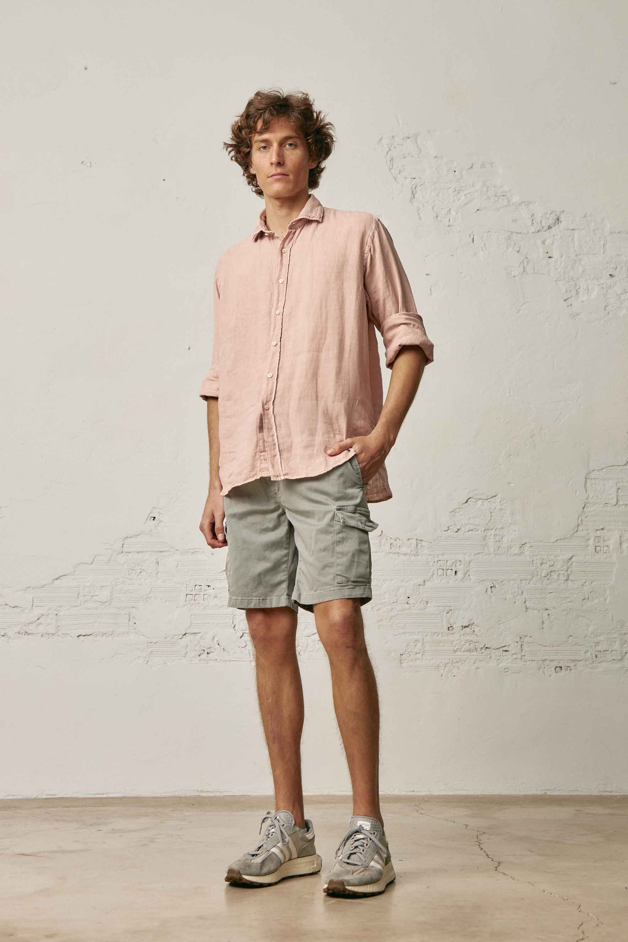 Camisa de Lino - Salmón - Fernando de Cárcer