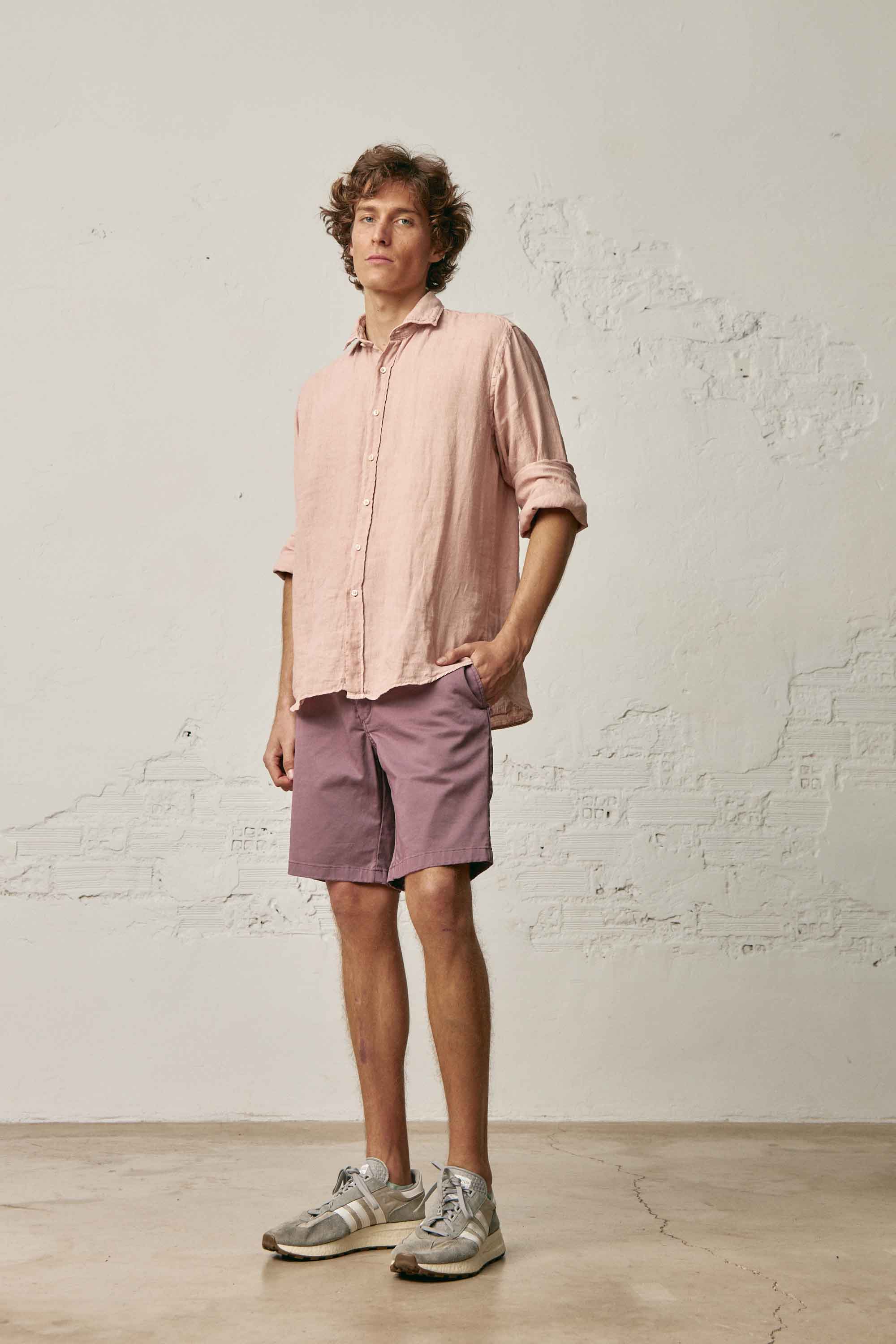 Camisa de Lino - Salmón - Fernando de Cárcer