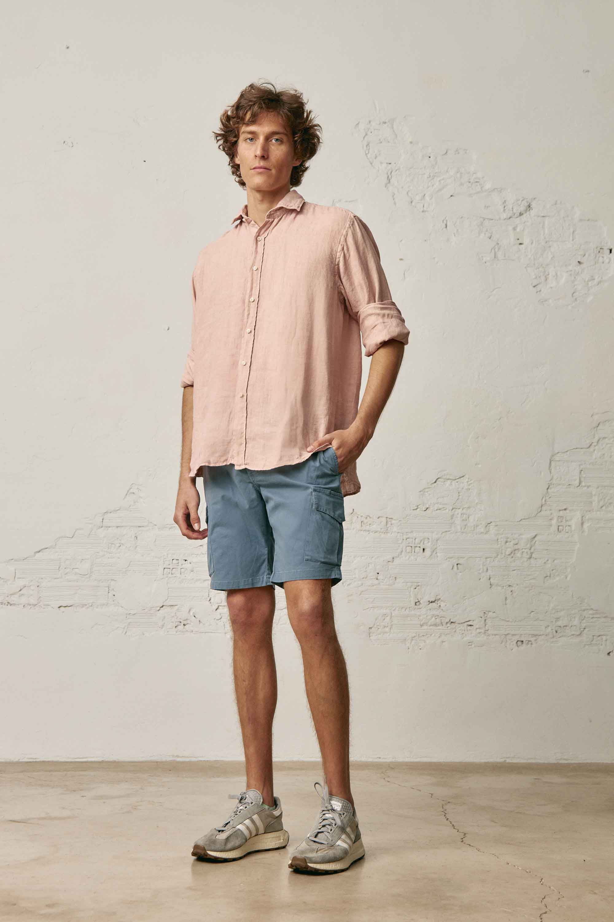 Camisa de Lino - Salmón - Fernando de Cárcer