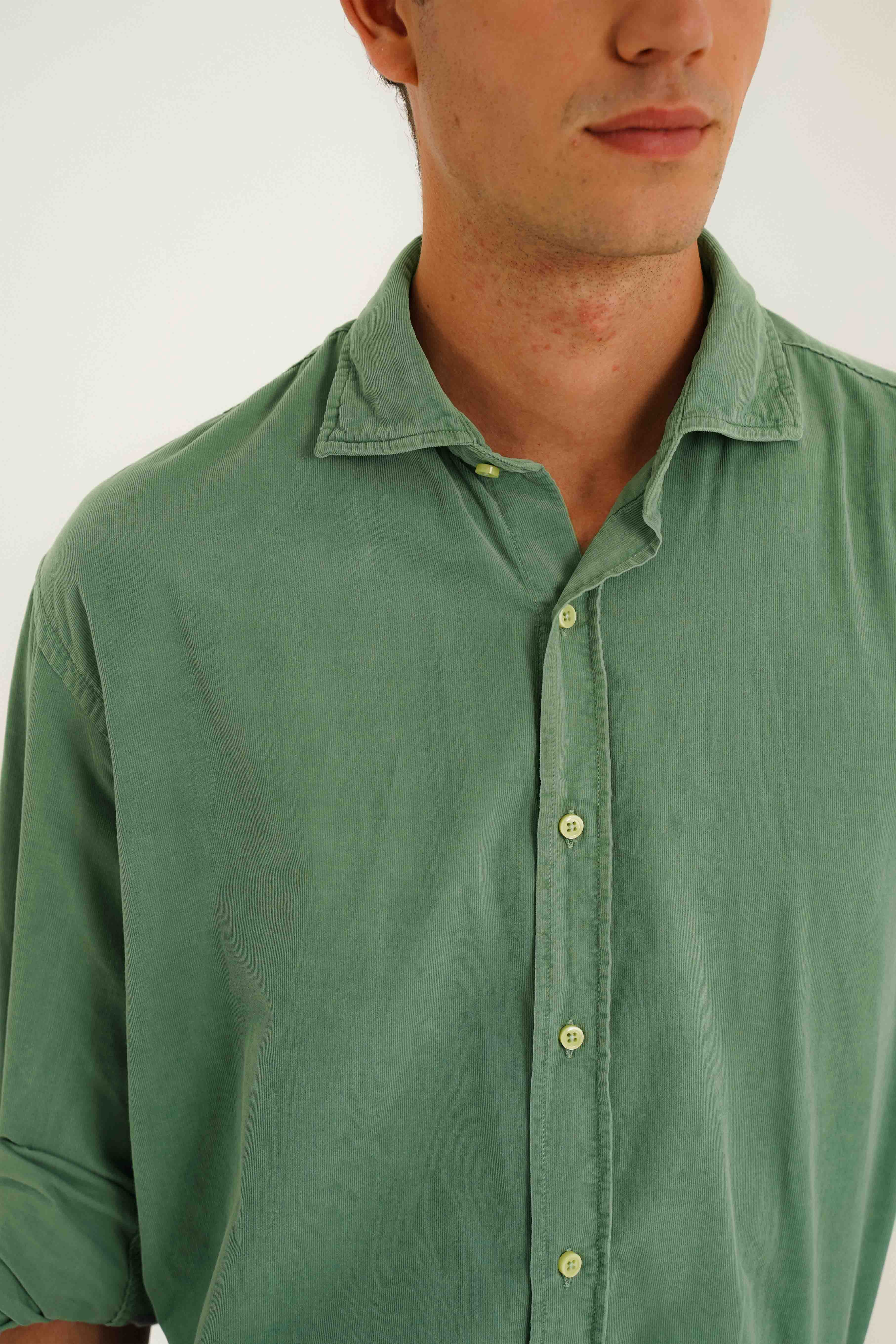 Camisa Micropana - Verde