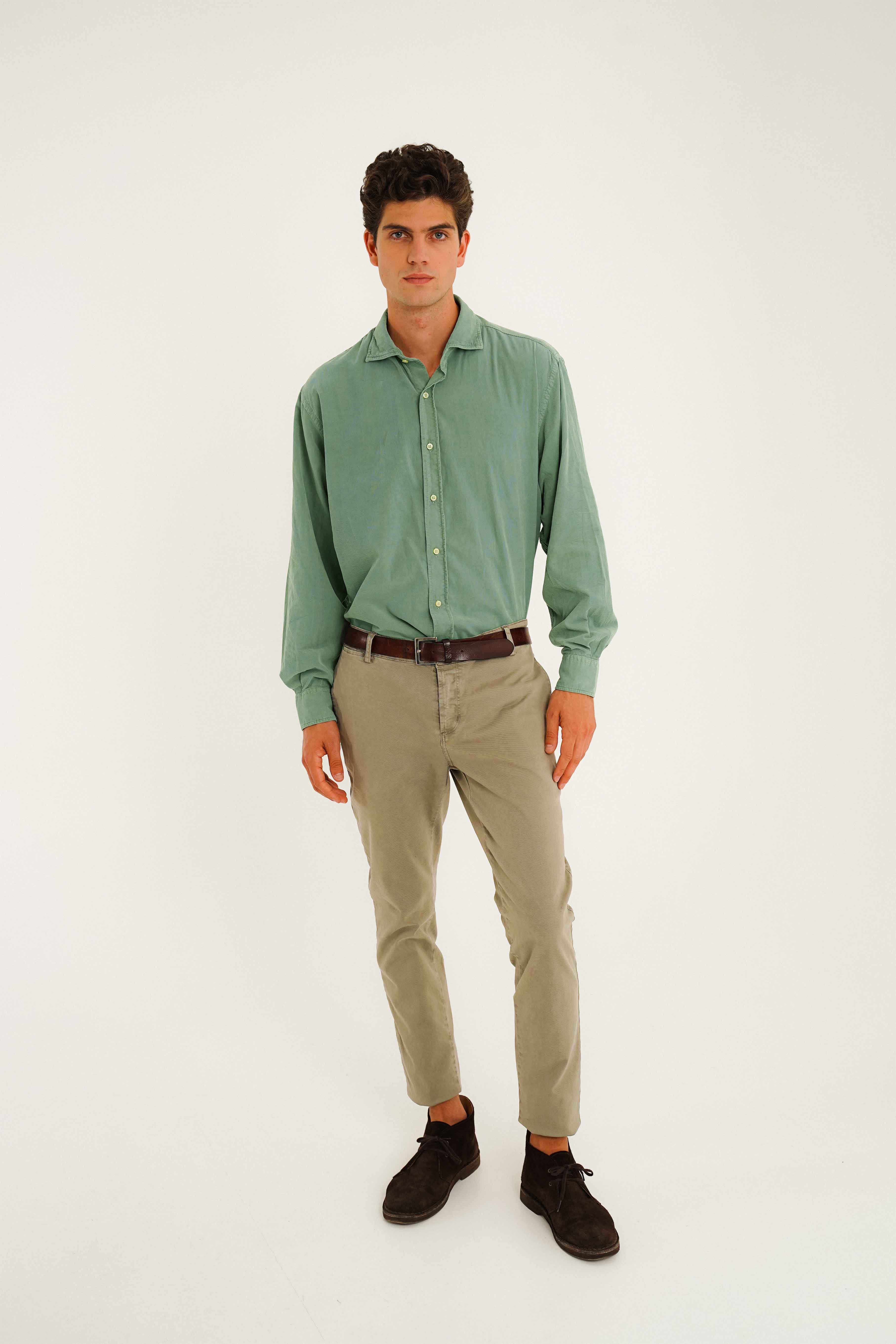 Camisa Micropana - Verde - Fernando de Cárcer