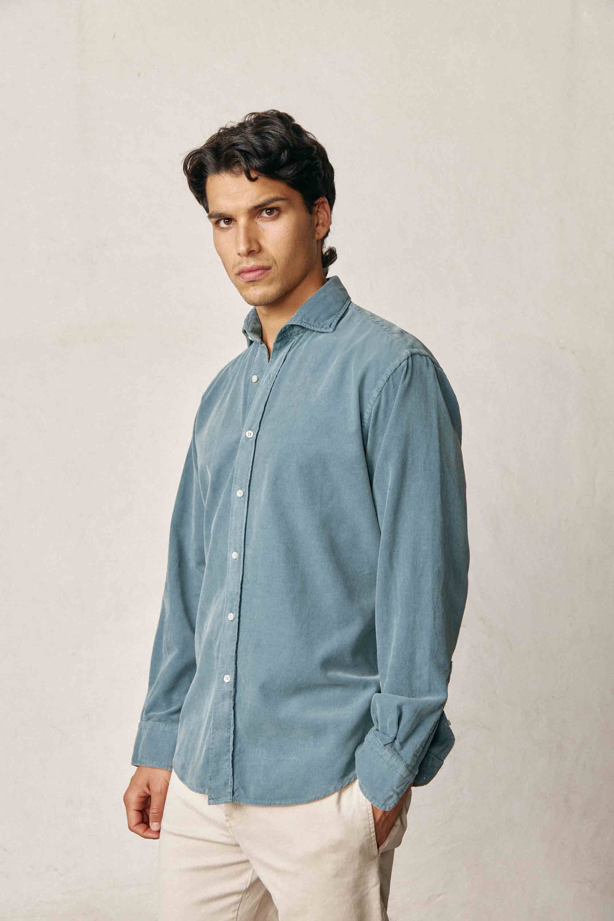 Camisa Micropana - Verde Petróleo - Fernando de Cárcer