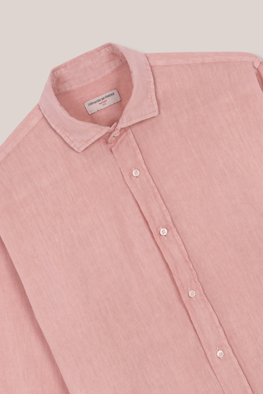Camisa de Lino - Salmón - Fernando de Cárcer