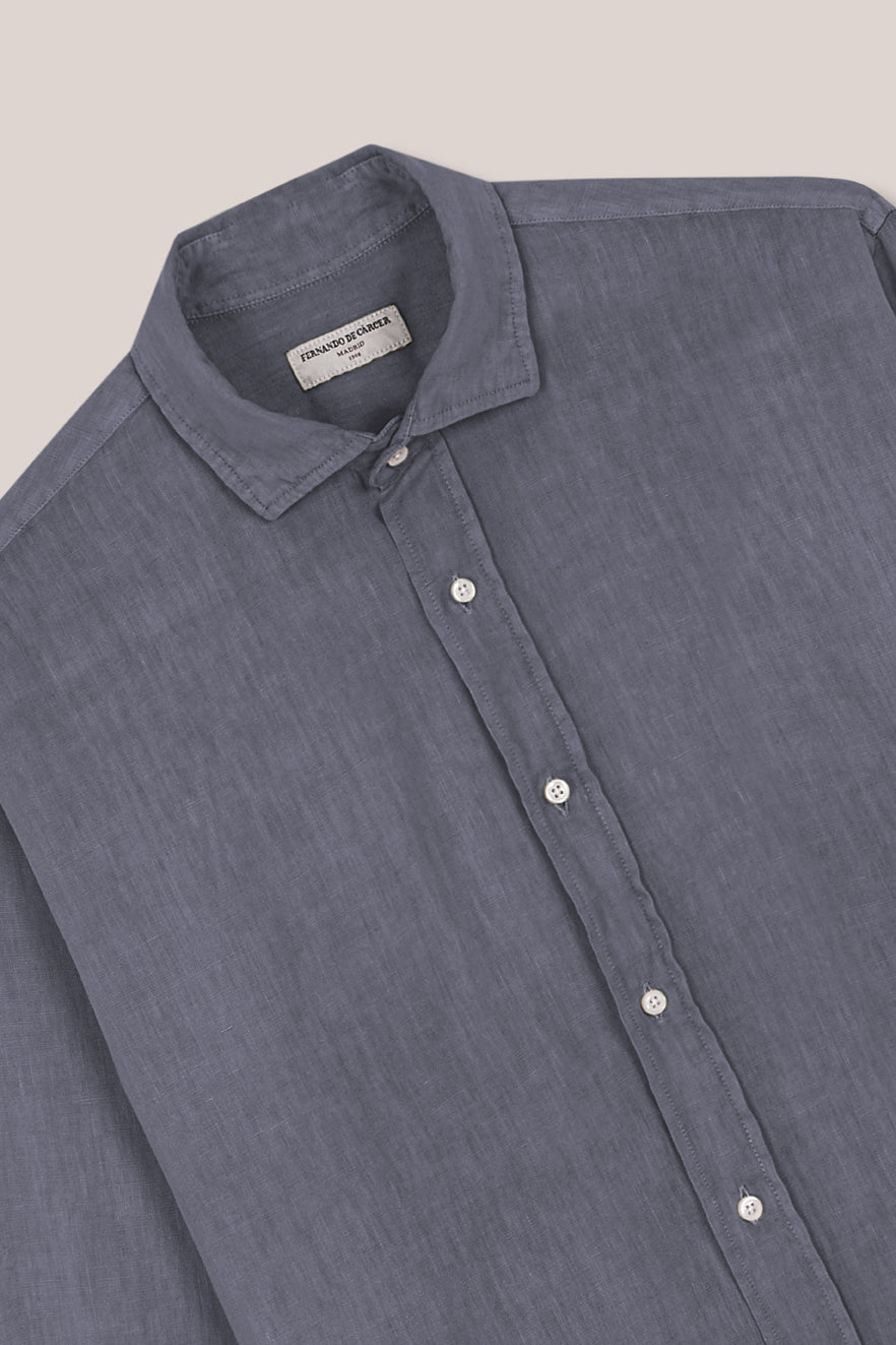 <tc>Shirt</tc> of <tc>Linen</tc> - White