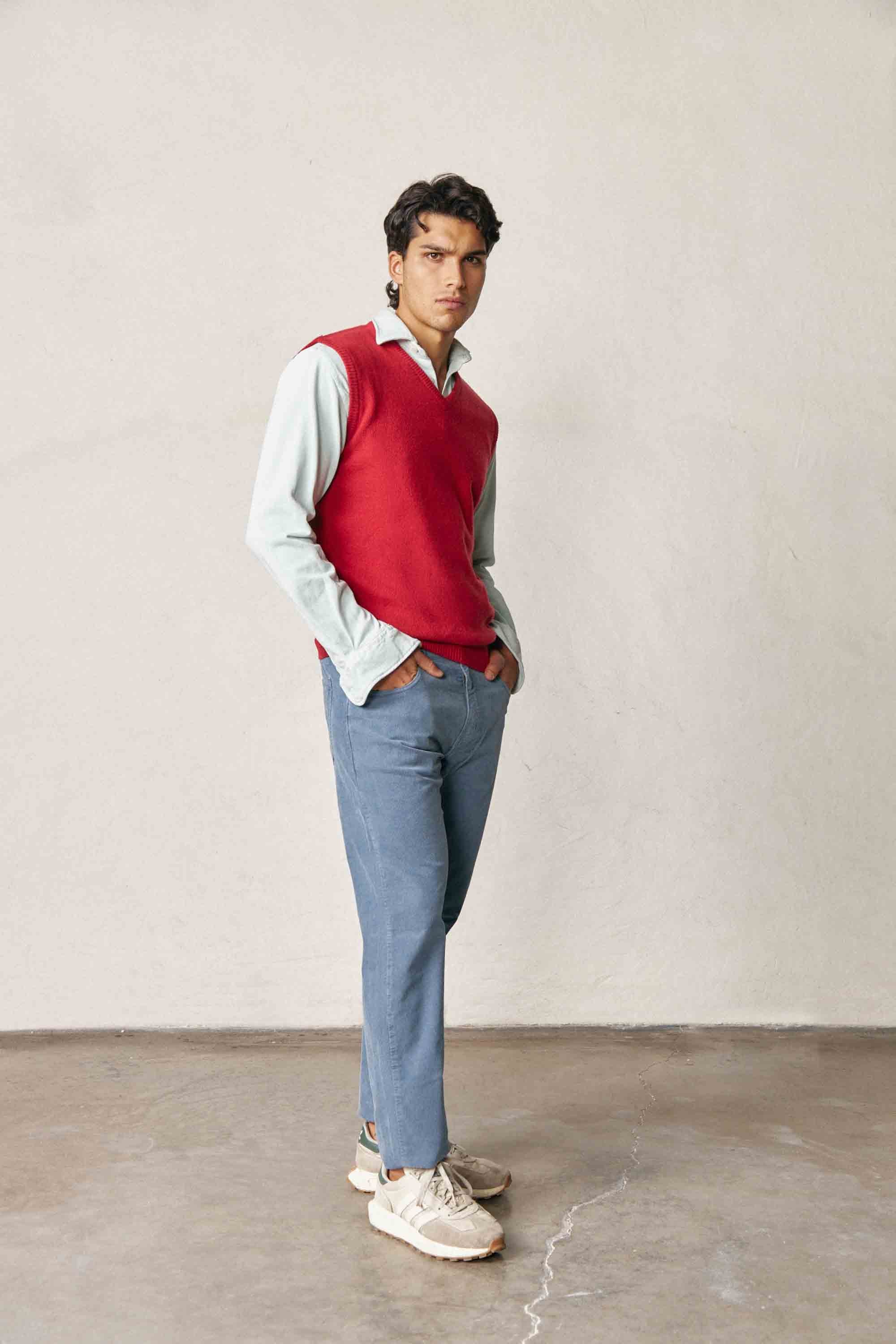 Chaleco Lambswool - Rojo - Fernando de Cárcer