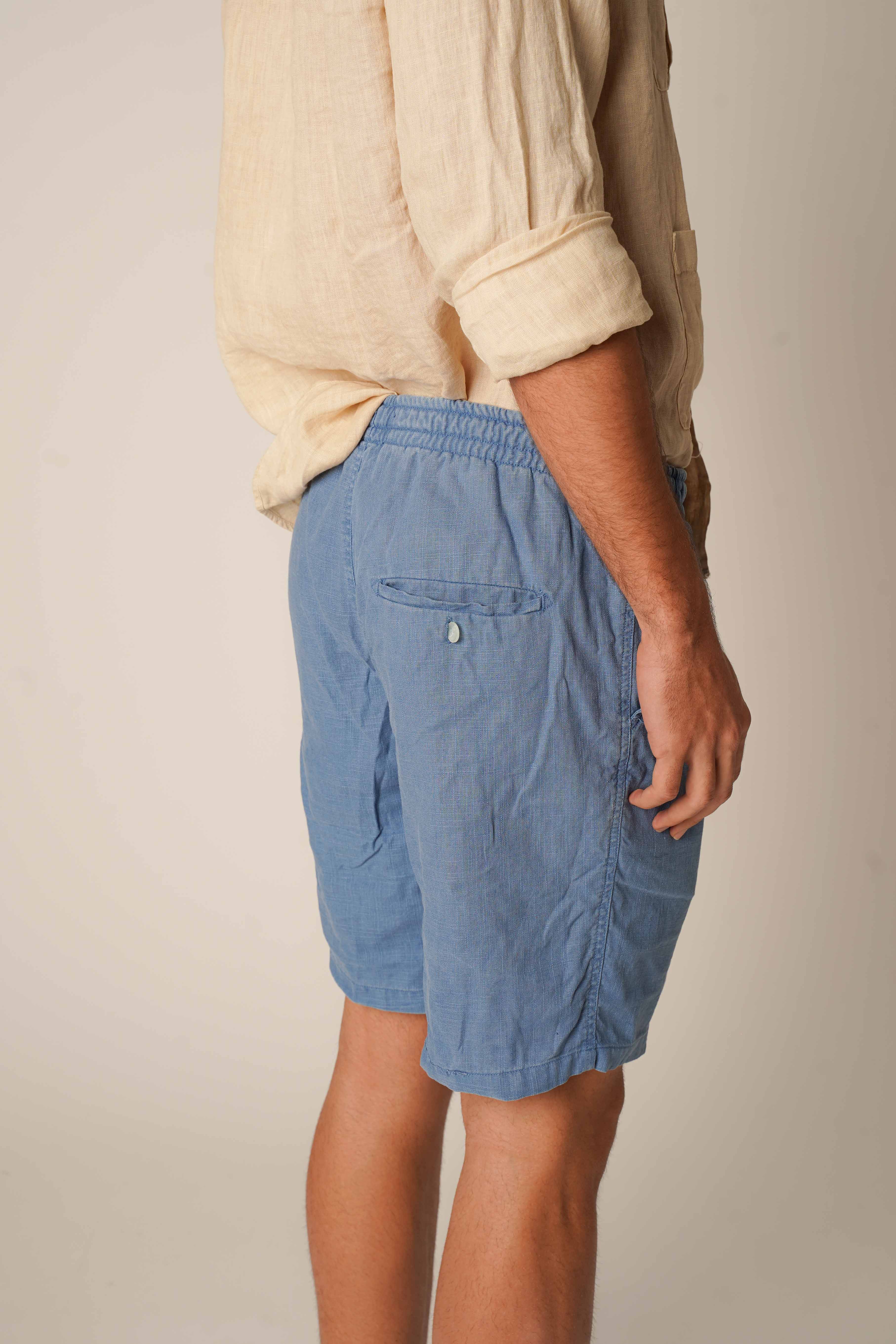 Bermudas de Lino - Azul - Fernando de Cárcer