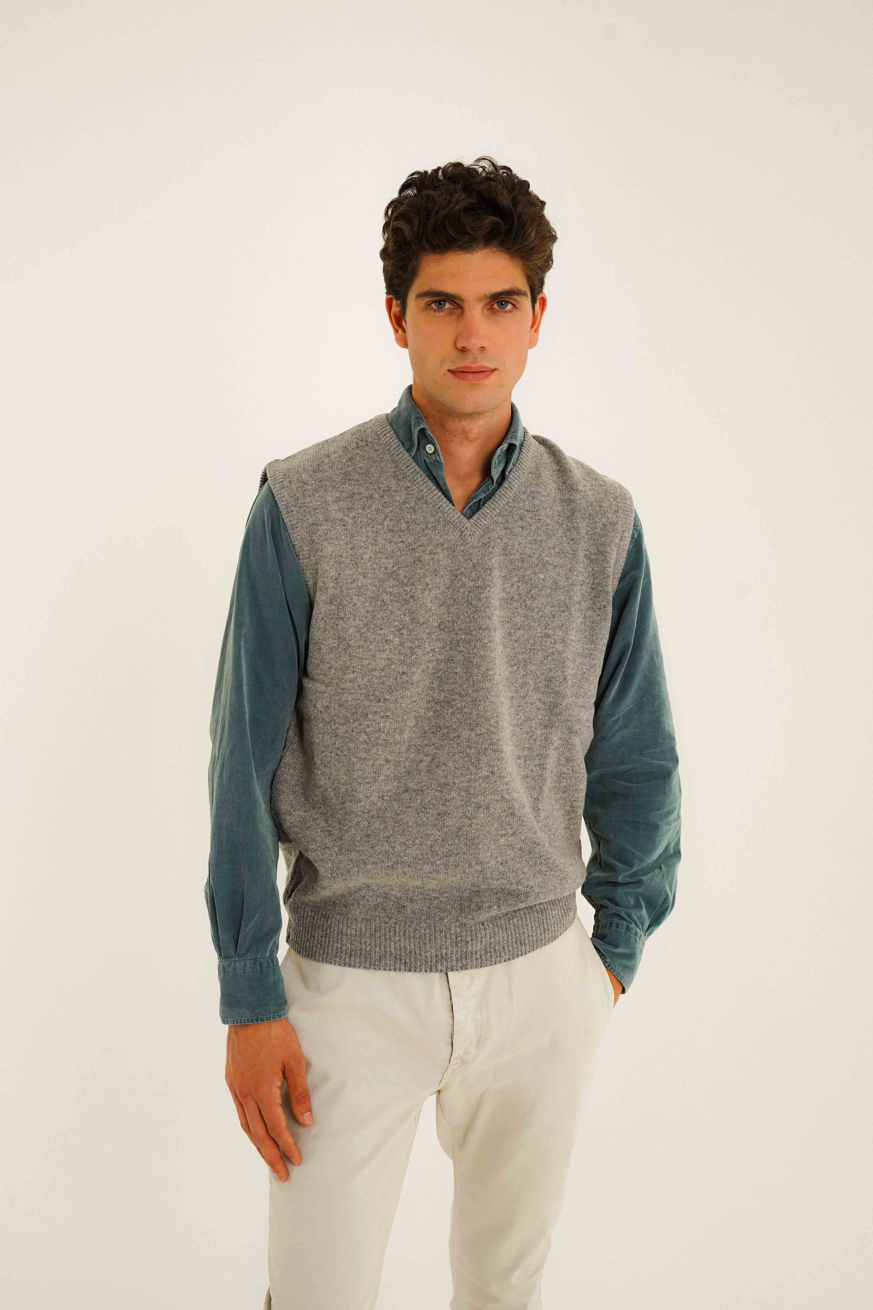 Chaleco de Lana - Gris - Fernando de Cárcer