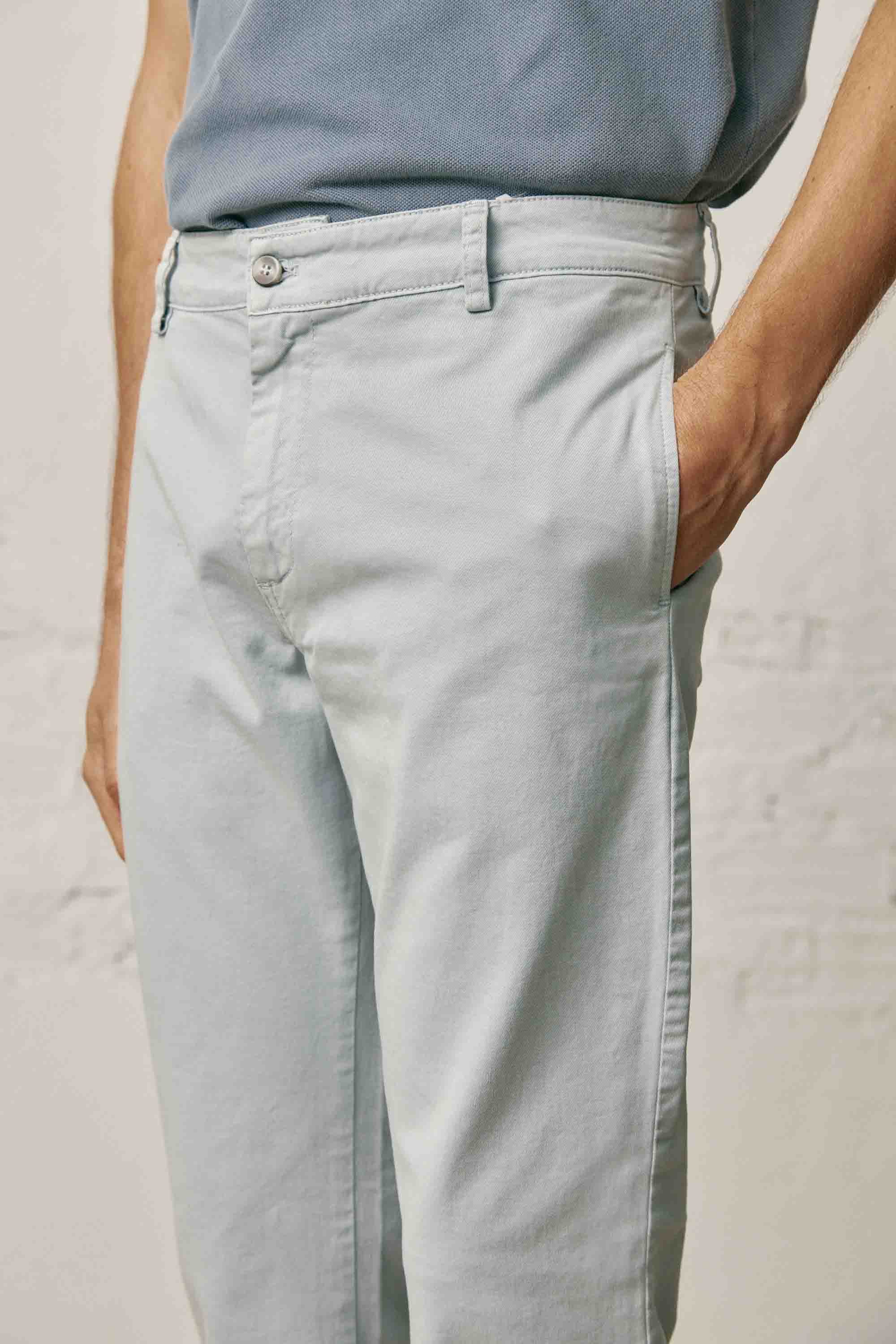 Pantalón Chino - Gris Claro - Fernando de Cárcer