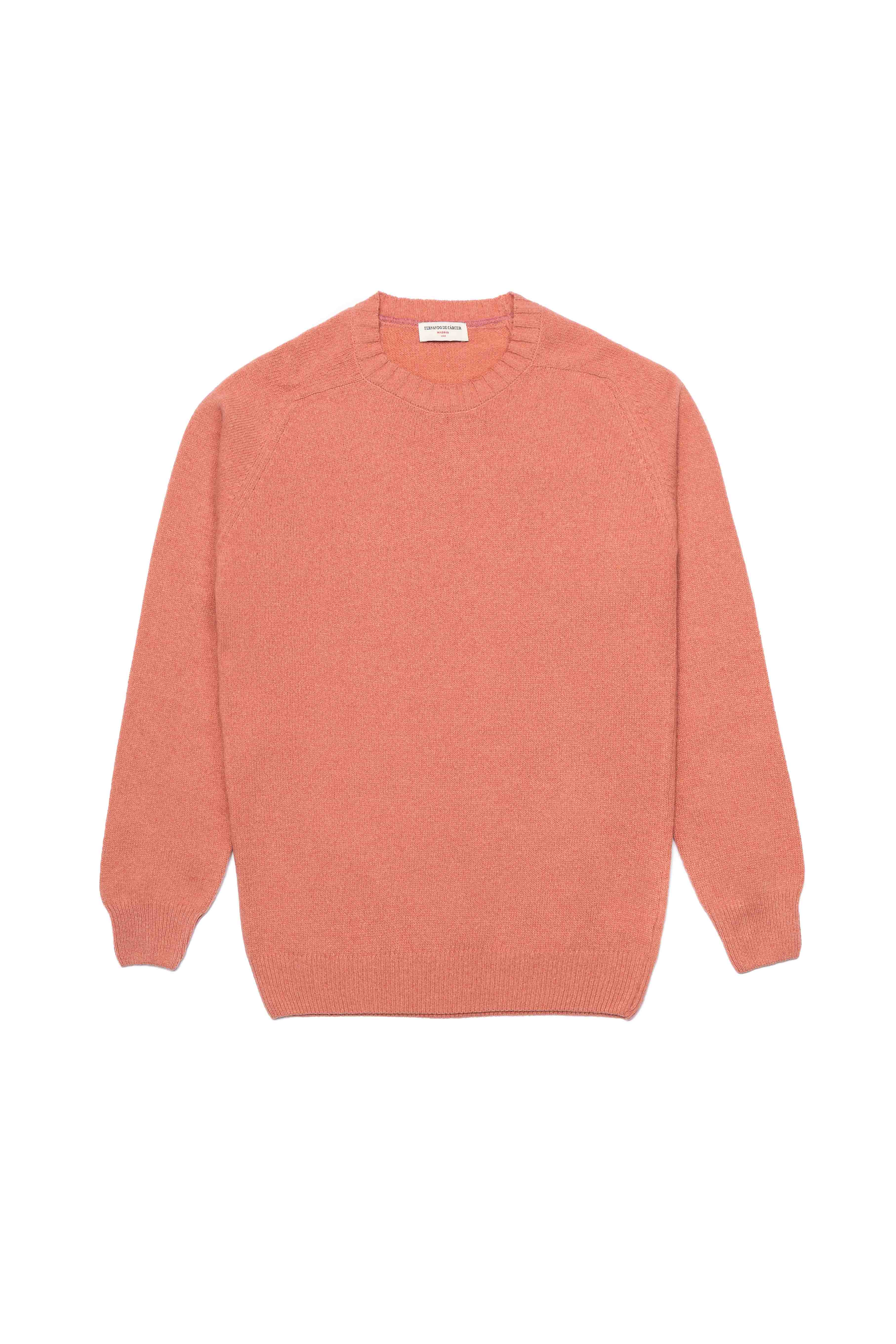 Jersey Cuello Redondo Lambswool - Salmón - Fernando de Cárcer