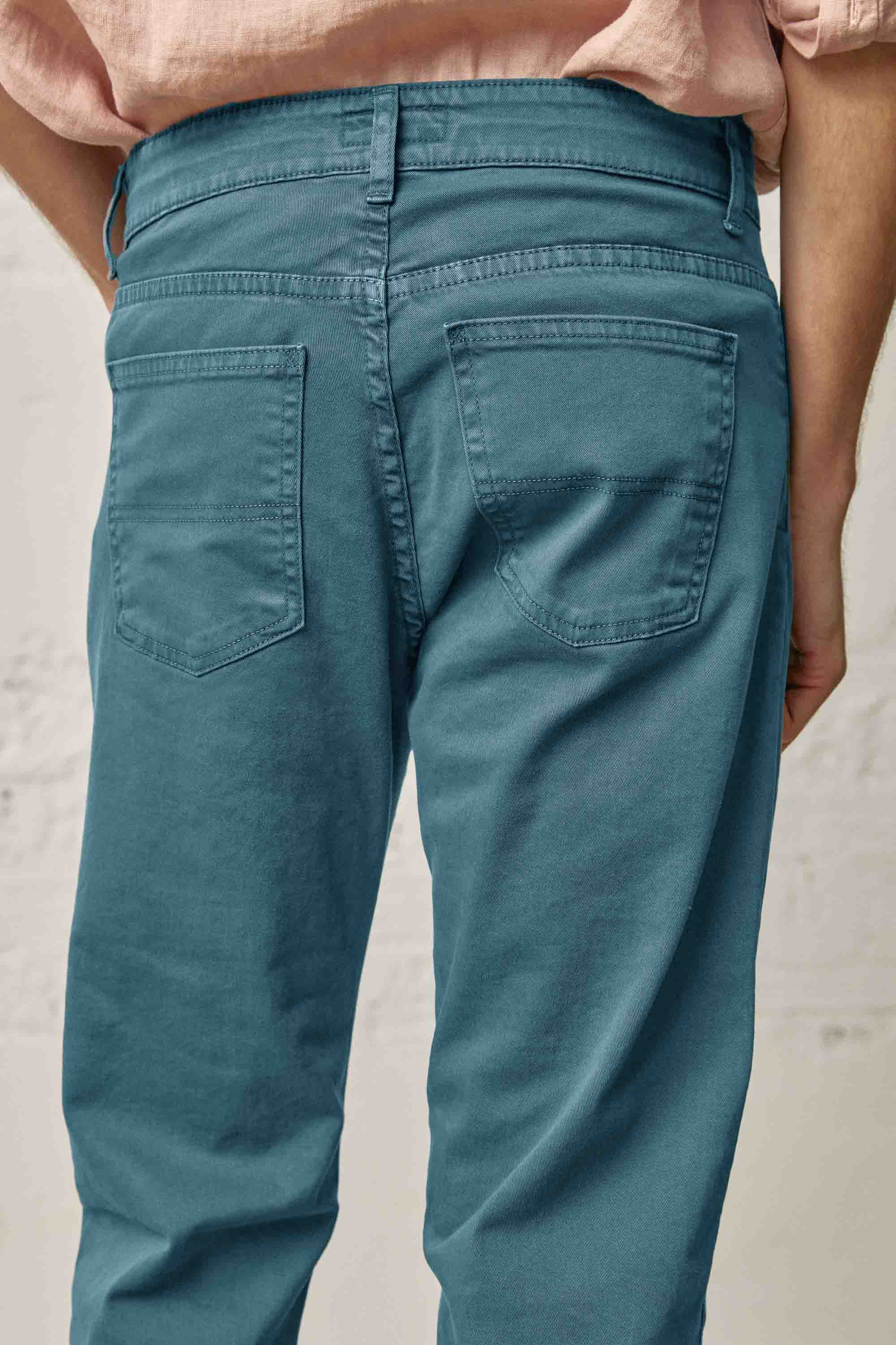 Pantalón Cinco Bolsillos - Azul Petróleo - Fernando de Cárcer