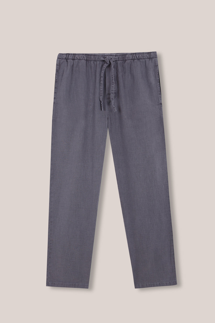 Pantalón Largo Lino - Gris Oscuro - Fernando de Cárcer