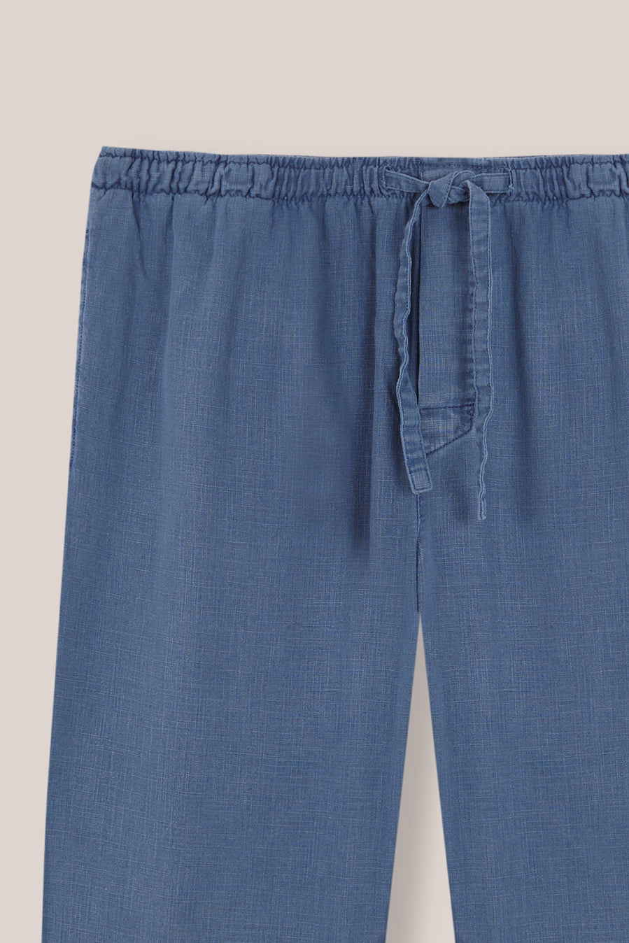Pantalón Largo Lino - Azul Petróleo - Fernando de Cárcer