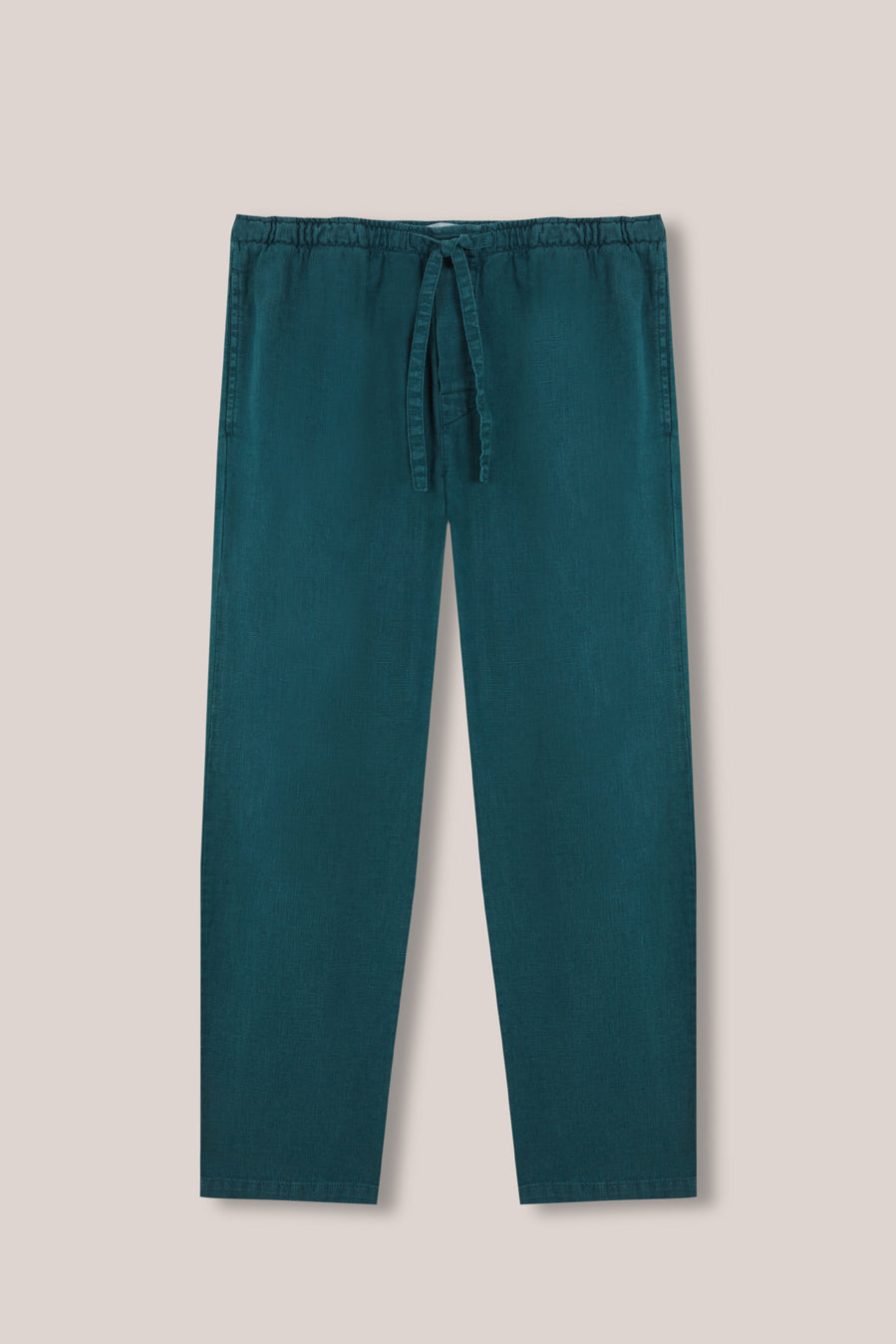 Pantalón Largo Lino - Verde Botella - Fernando de Cárcer