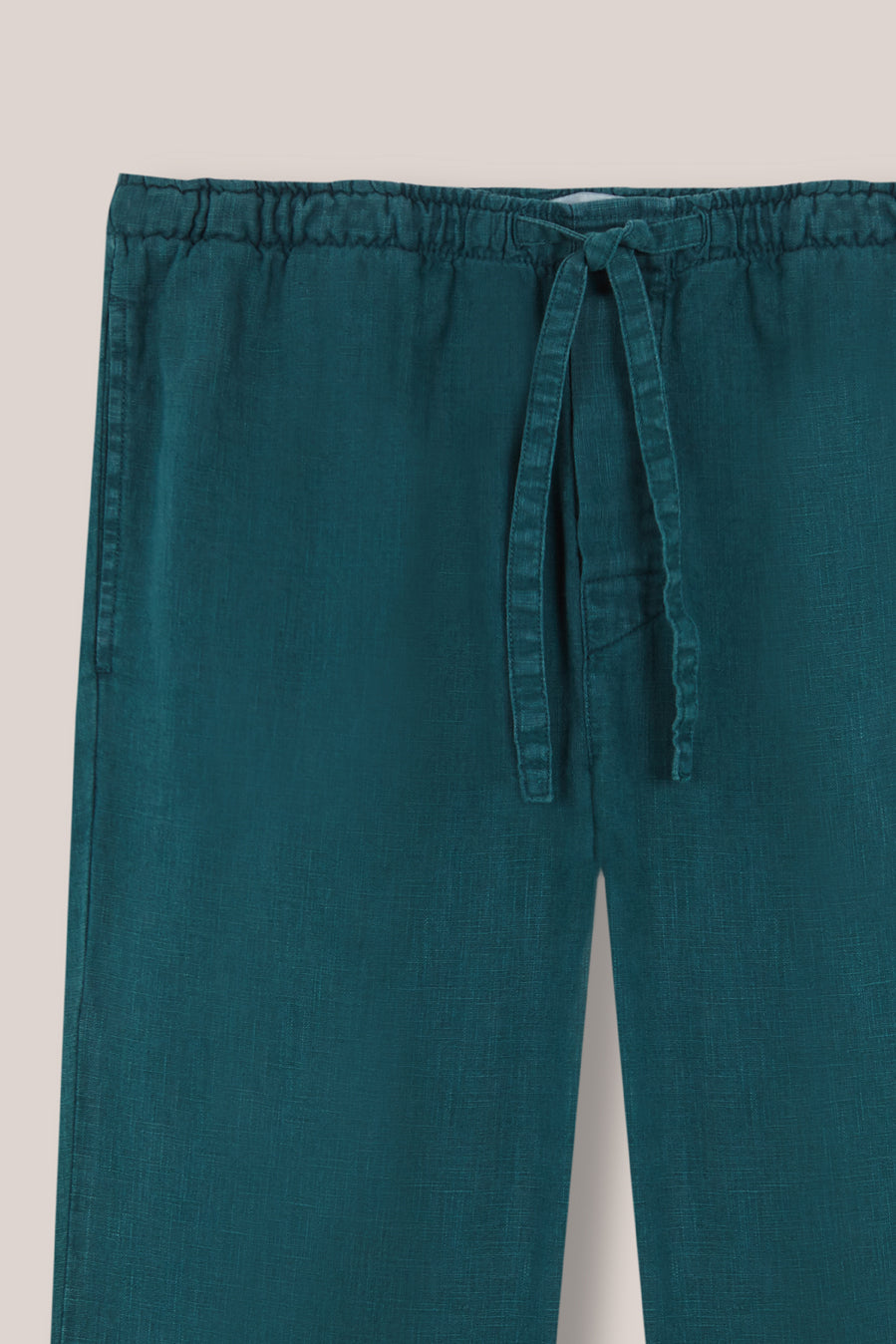 Pantalón Largo Lino - Verde Botella - Fernando de Cárcer