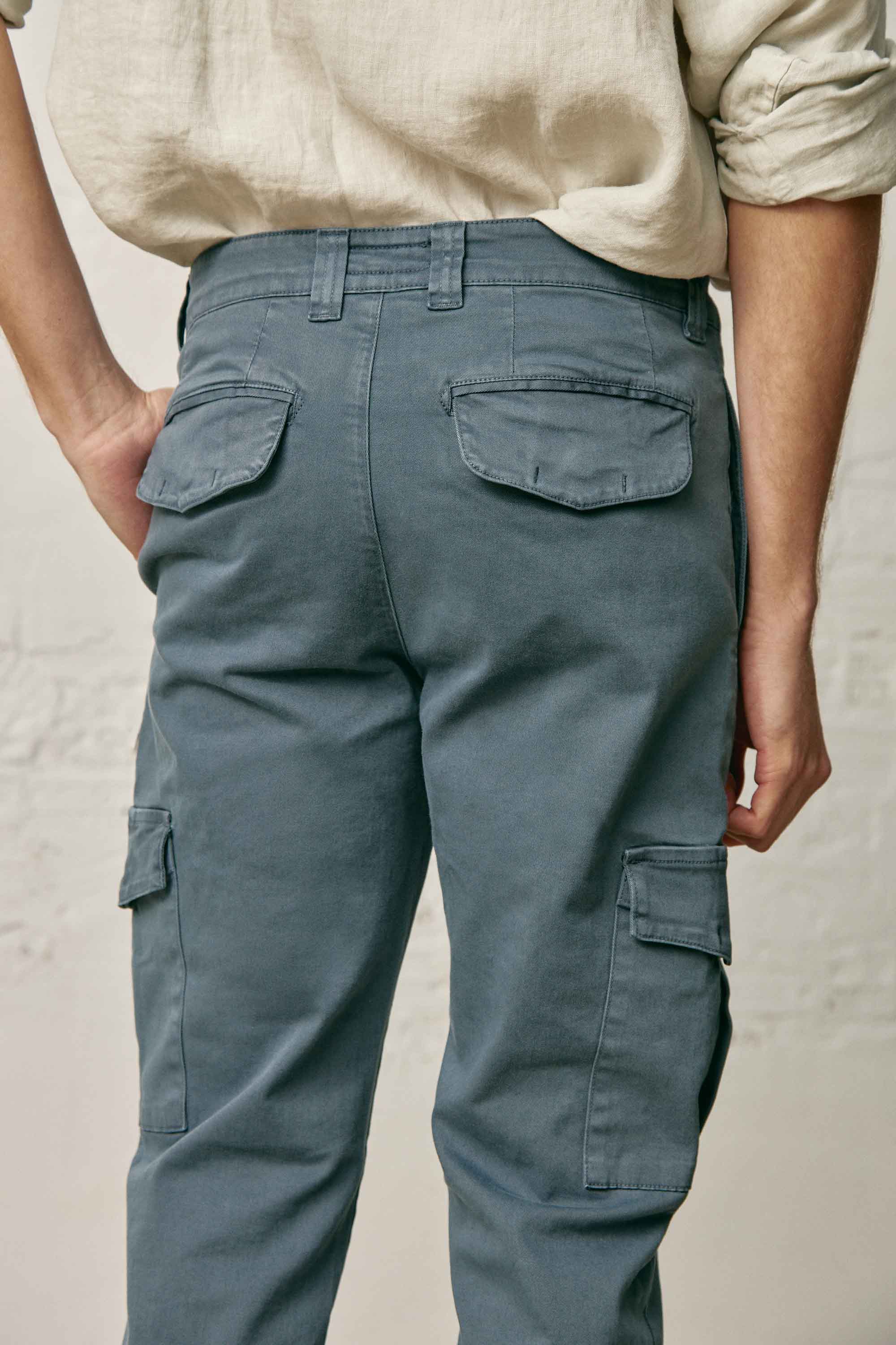 Pantalón Cargo - Azul Noche - Fernando de Cárcer