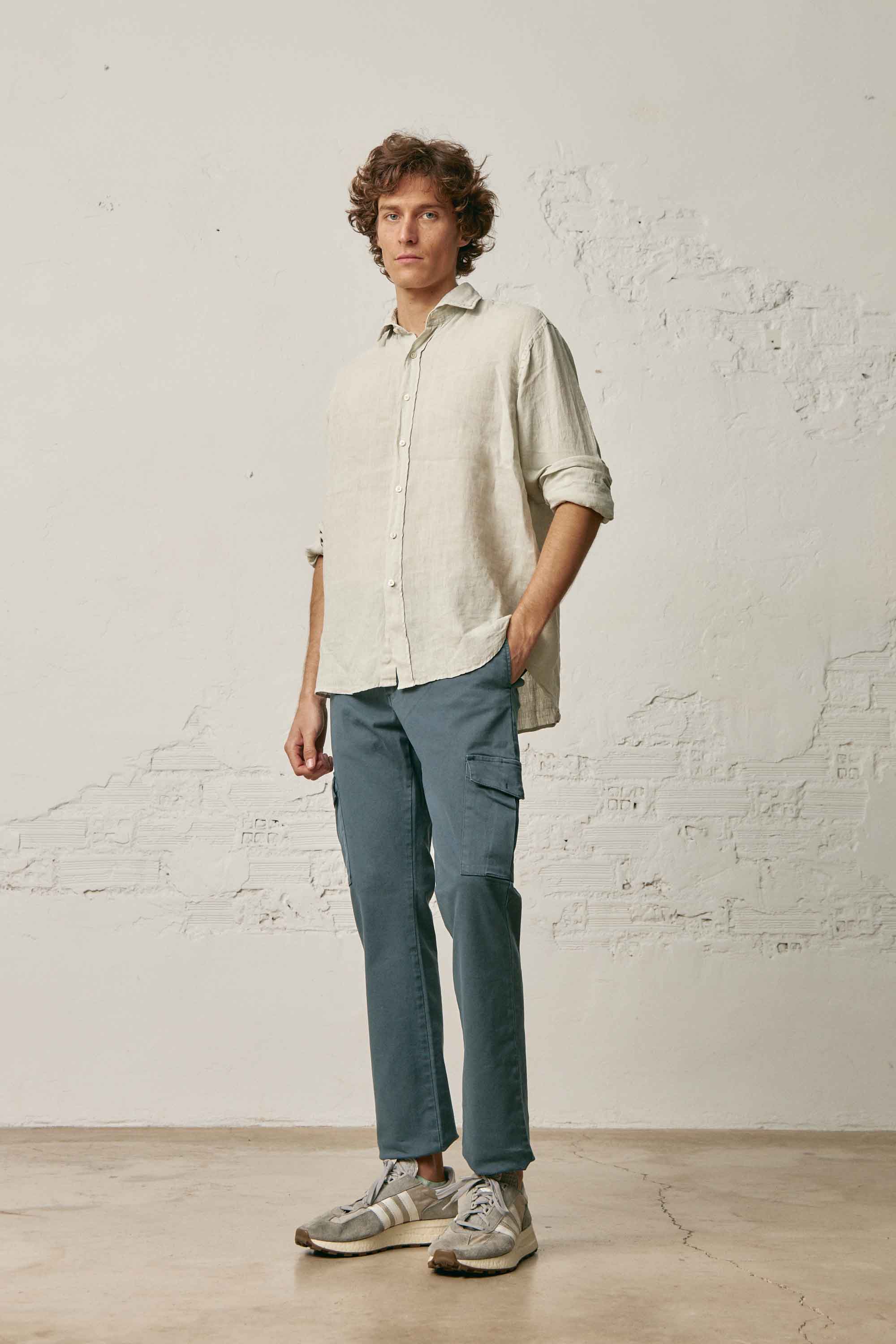 Pantalón Cargo - Azul Noche - Fernando de Cárcer