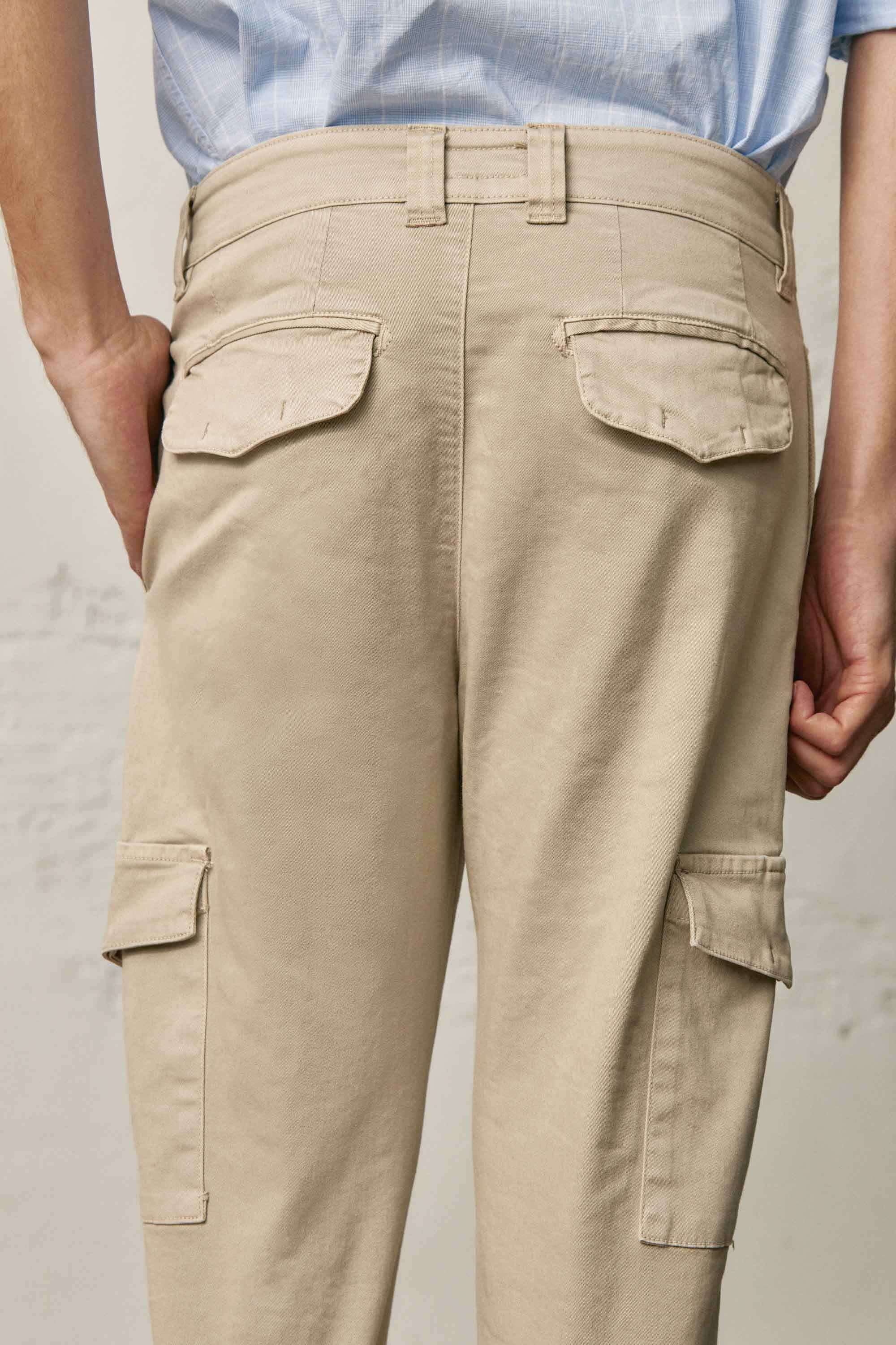 Pantalón Cargo - Beige Tostado - Fernando de Cárcer