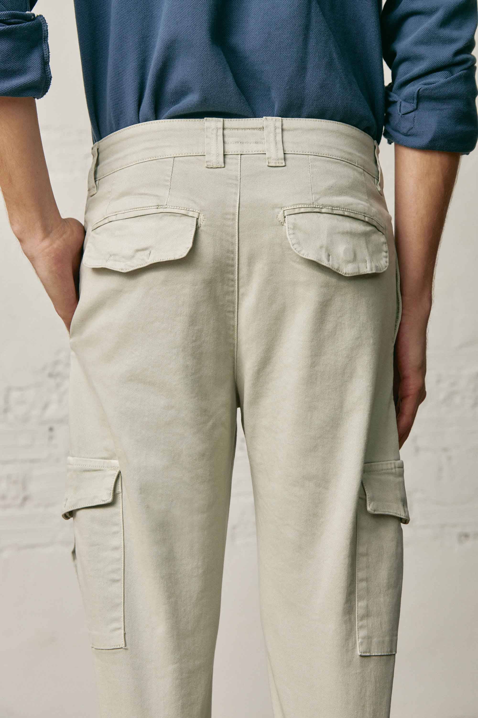 Pantalón Cargo - Piedra Claro - Fernando de Cárcer
