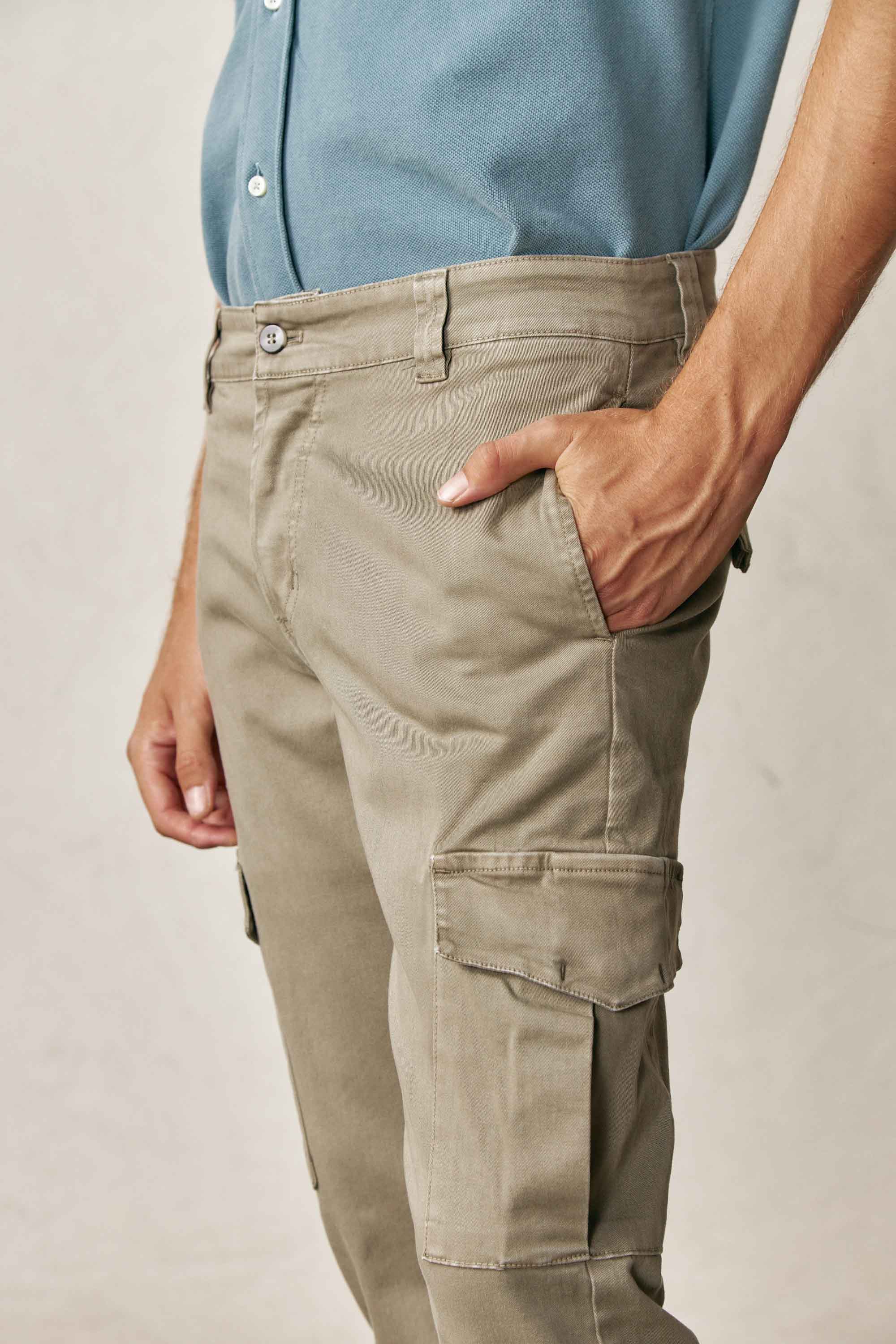 Pantalón Cargo - Piedra - Fernando de Cárcer