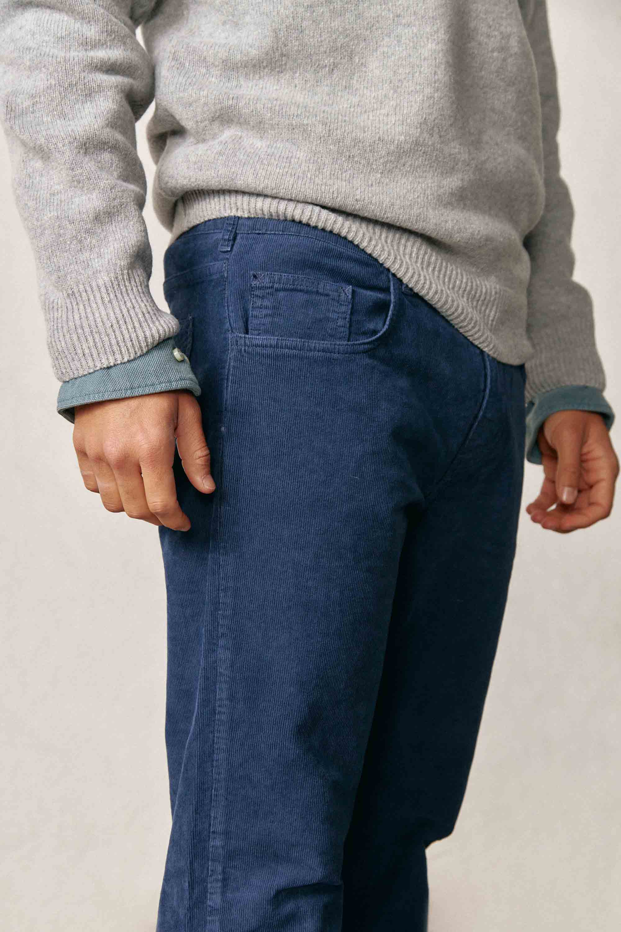 Pantalón Cinco Bolsillos Micropana - Azul Marino - Fernando de Cárcer