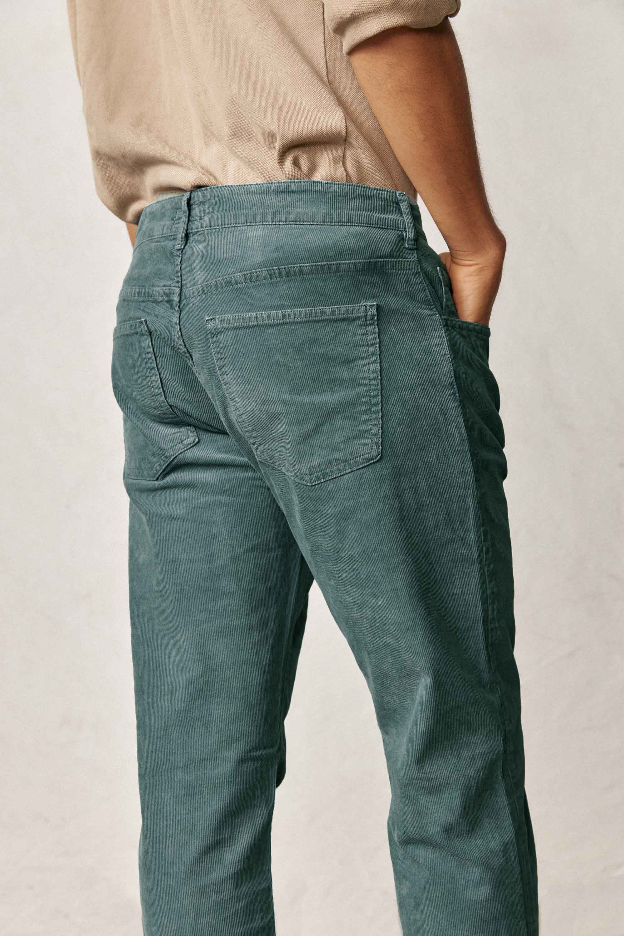 Pantalón Cinco Bolsillos Micropana - Verde Petróleo - Fernando de Cárcer