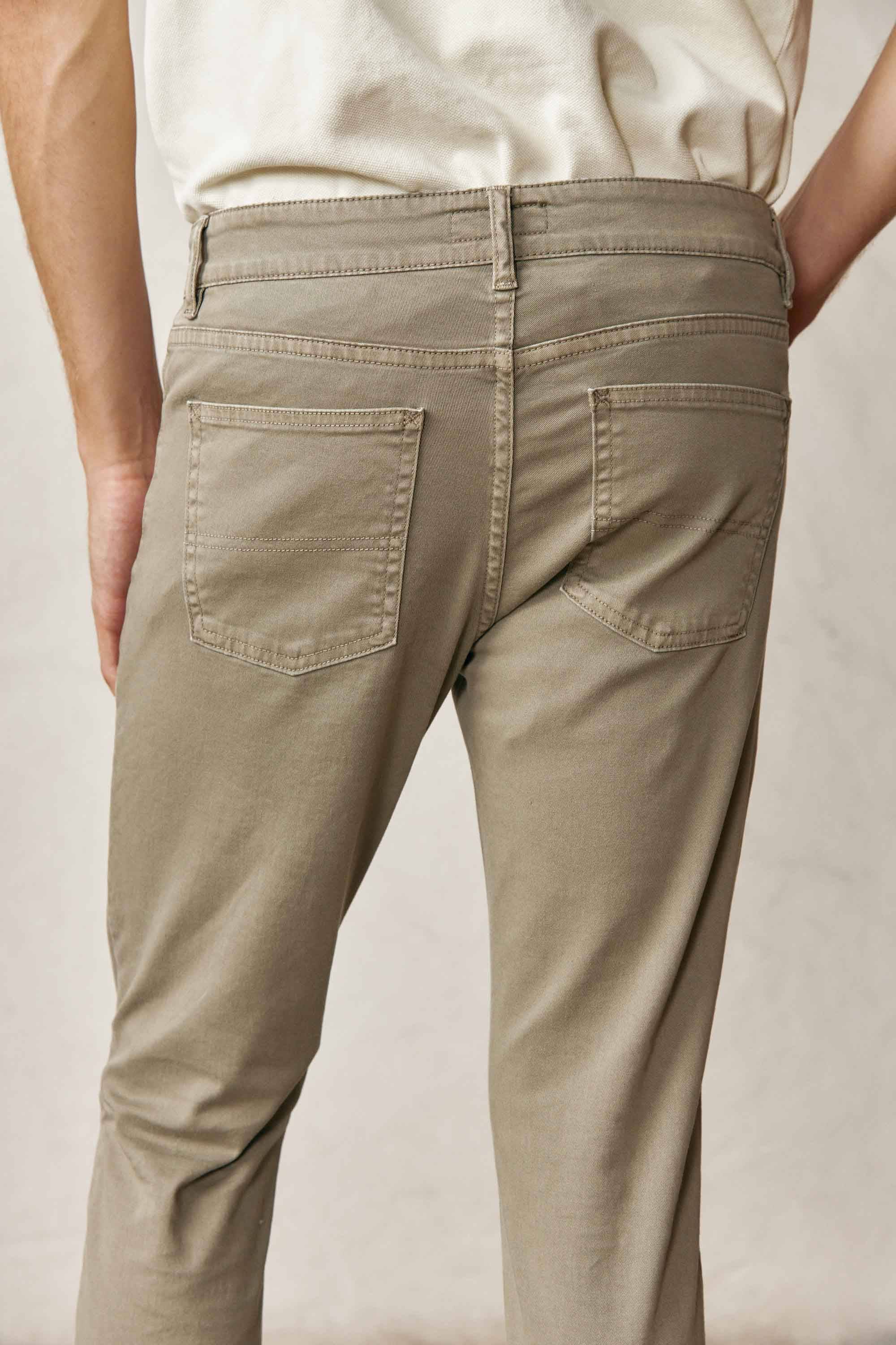 Pantalón Cinco Bolsillos - Piedra - Fernando de Cárcer