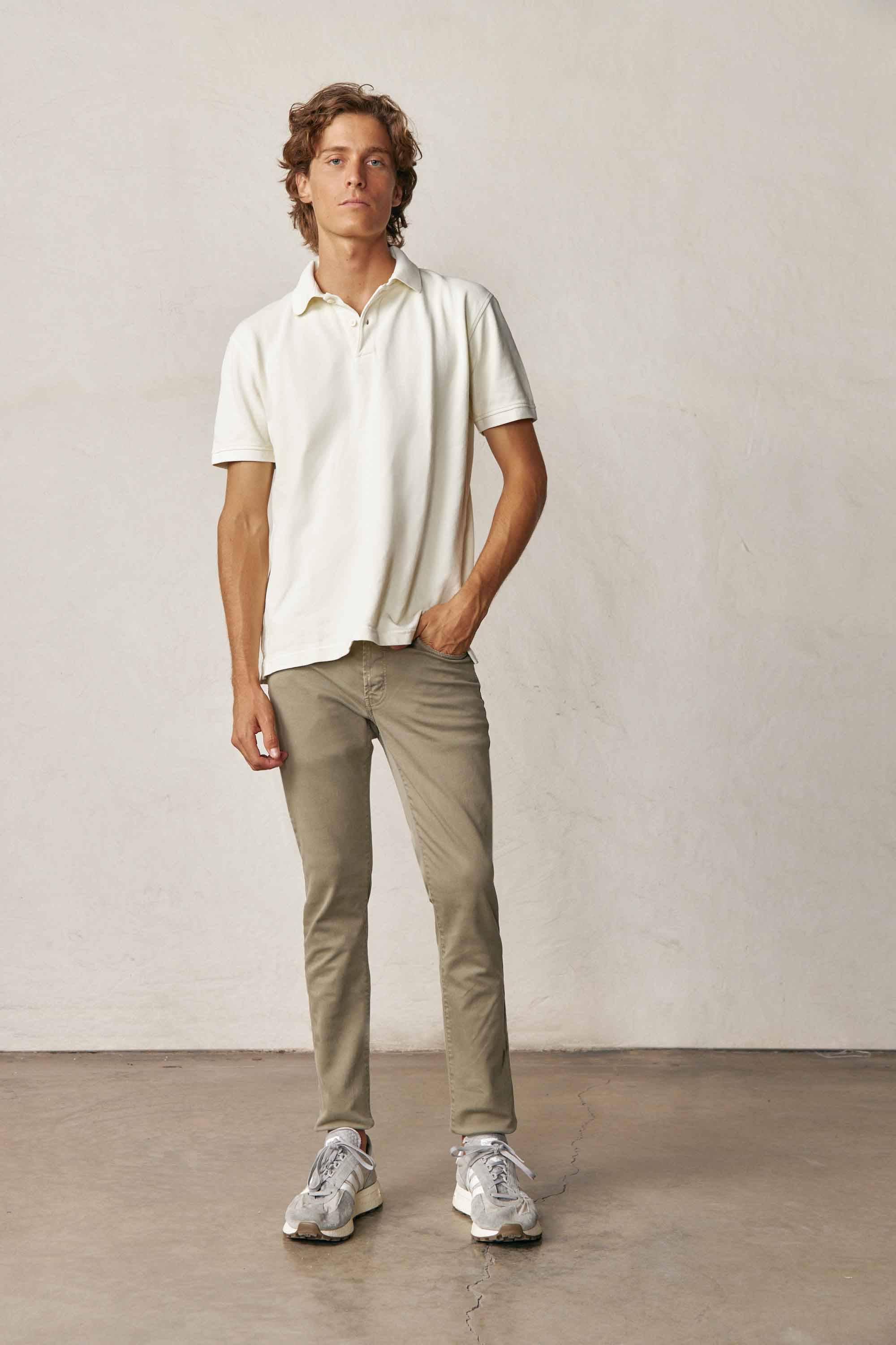 Pantalón Cinco Bolsillos - Piedra - Fernando de Cárcer