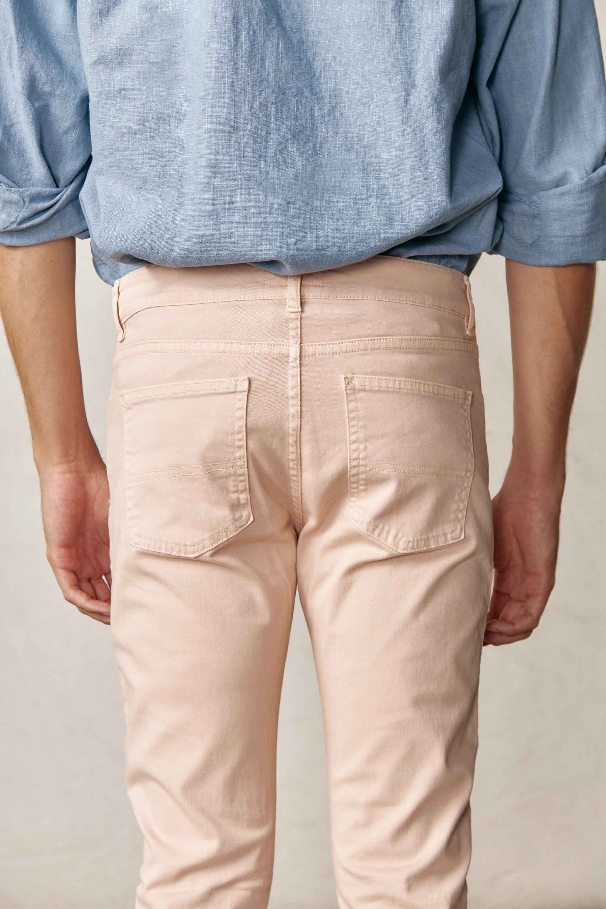 Pantalón Cinco Bolsillos - Rosa Claro - Fernando de Cárcer
