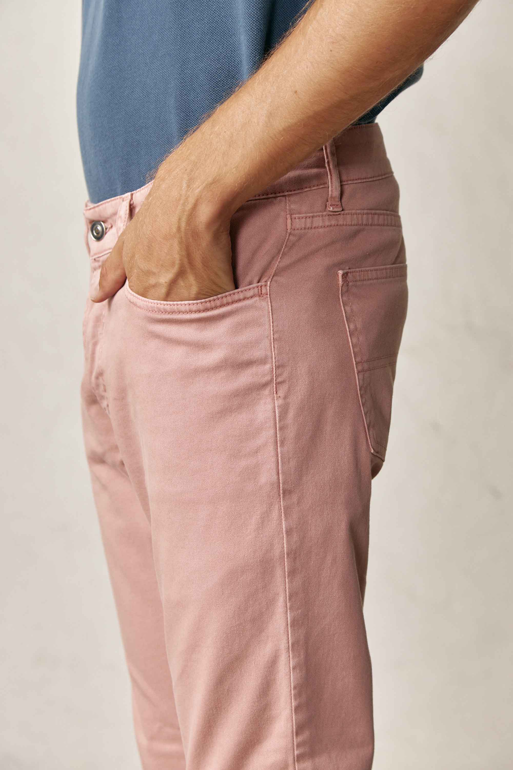 Pantalón Cinco Bolsillos - Salmón - Fernando de Cárcer