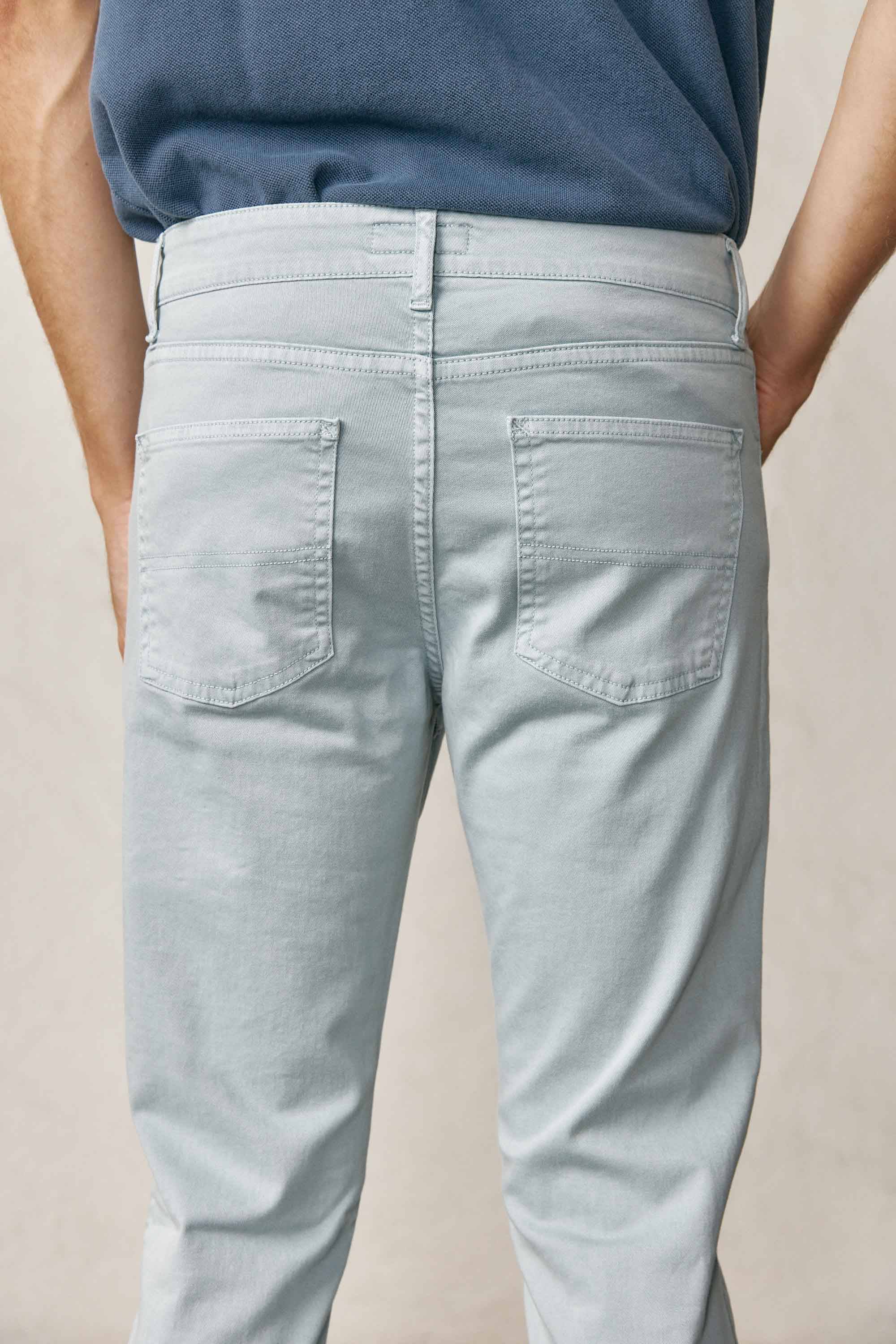 Pantalón Cinco Bolsillos - Verde Agua - Fernando de Cárcer