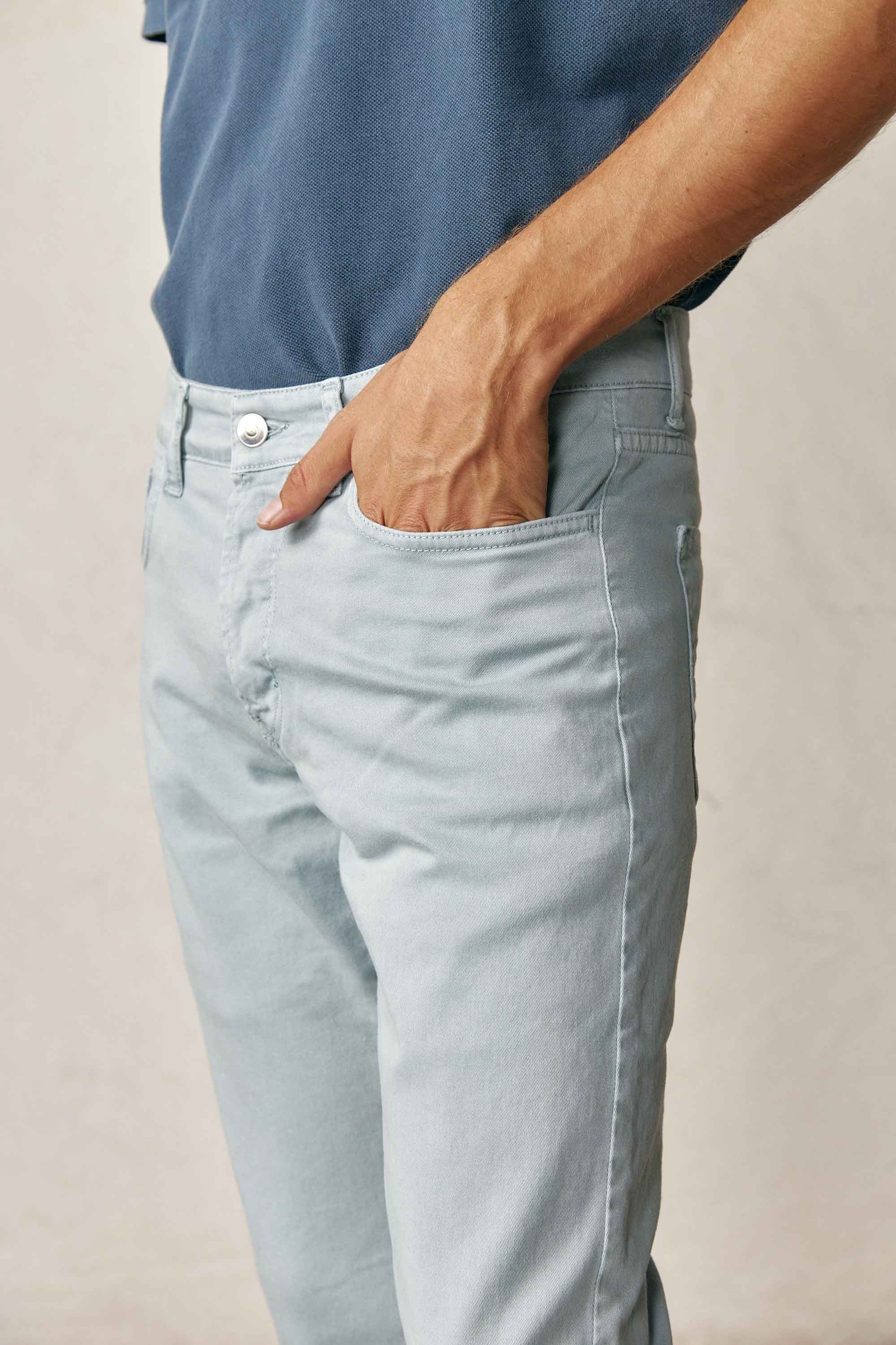 Pantalón Cinco Bolsillos - Verde Agua - Fernando de Cárcer