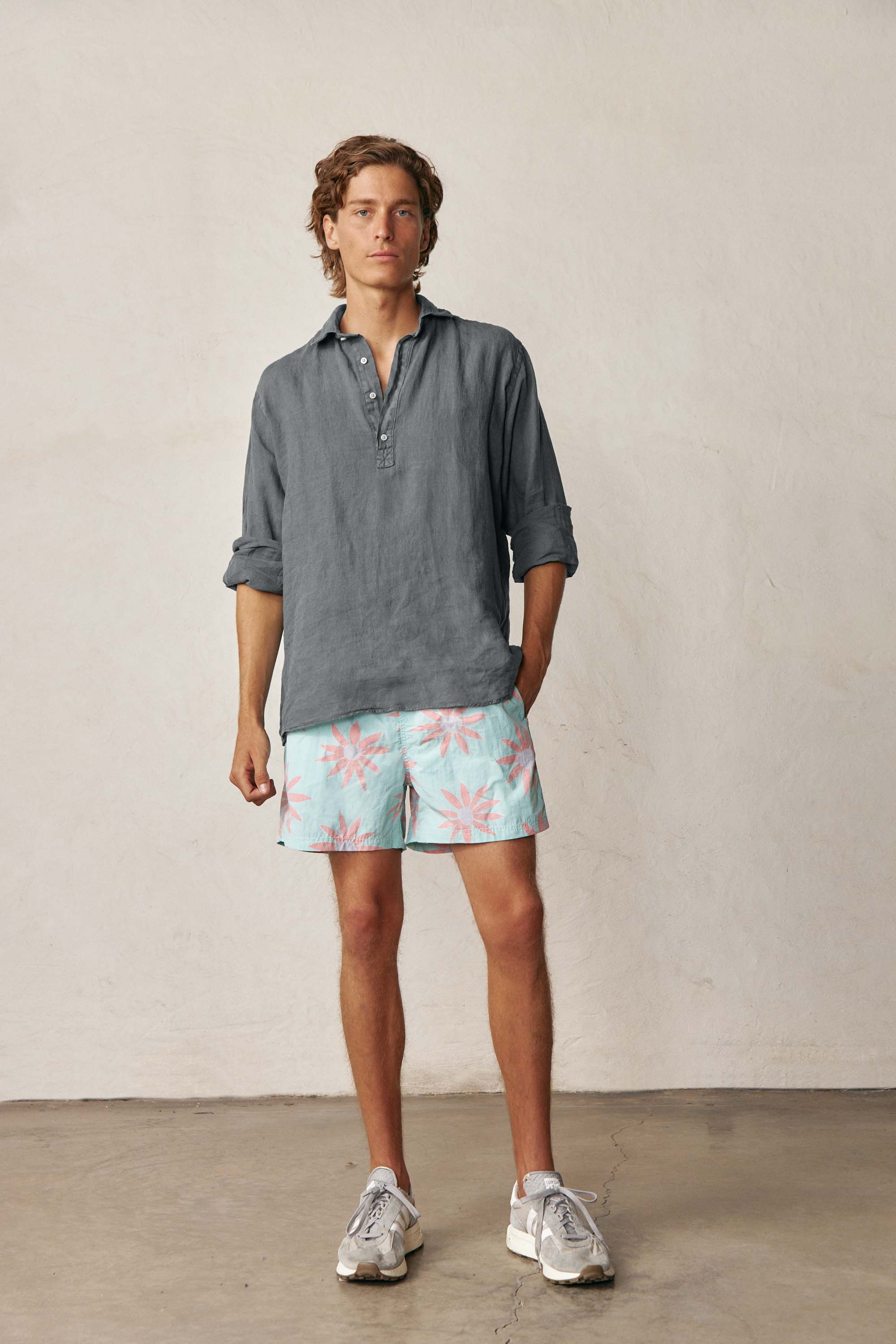 Polera de Lino - Gris - Fernando de Cárcer