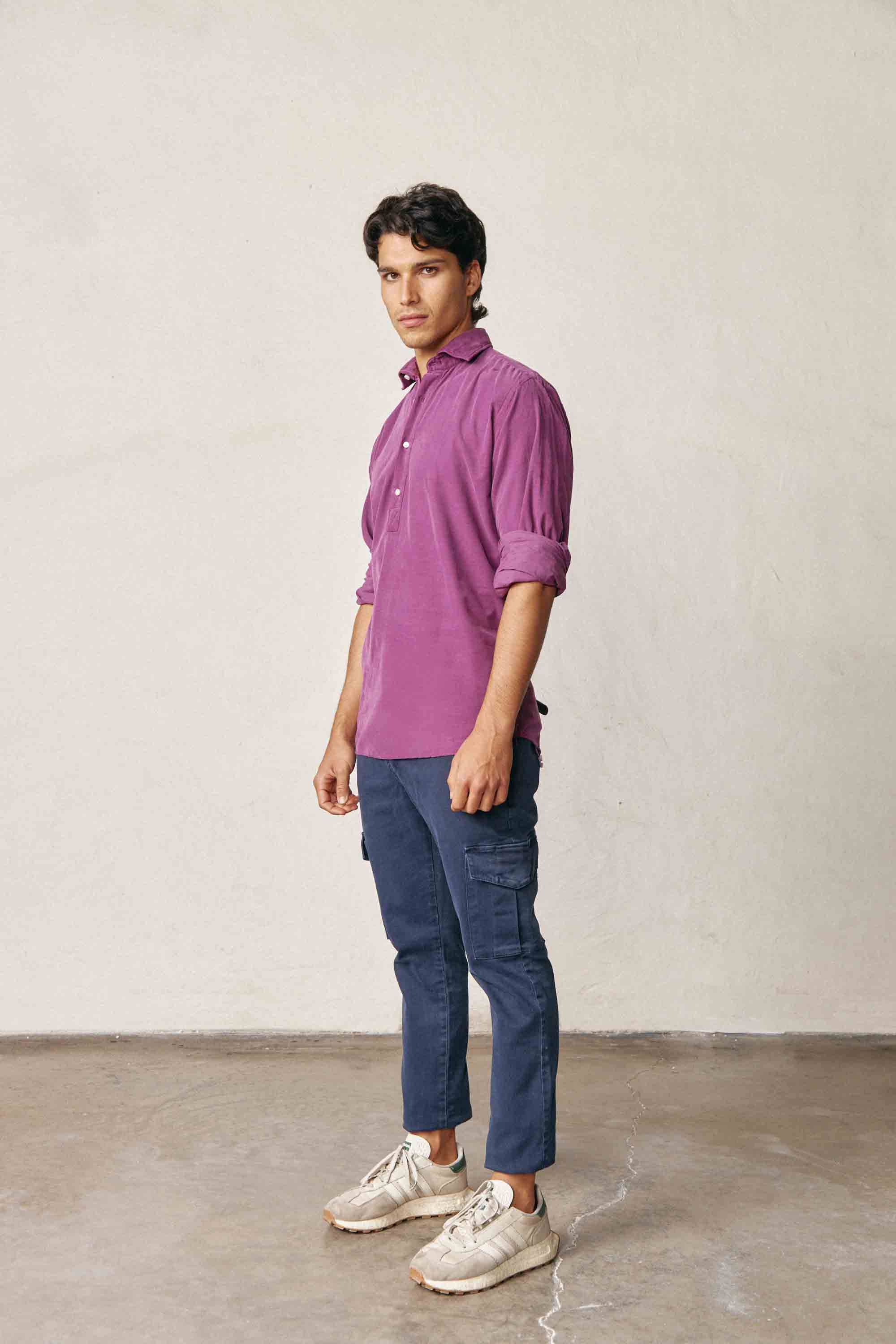 Polera Micropana - Morado - Fernando de Cárcer