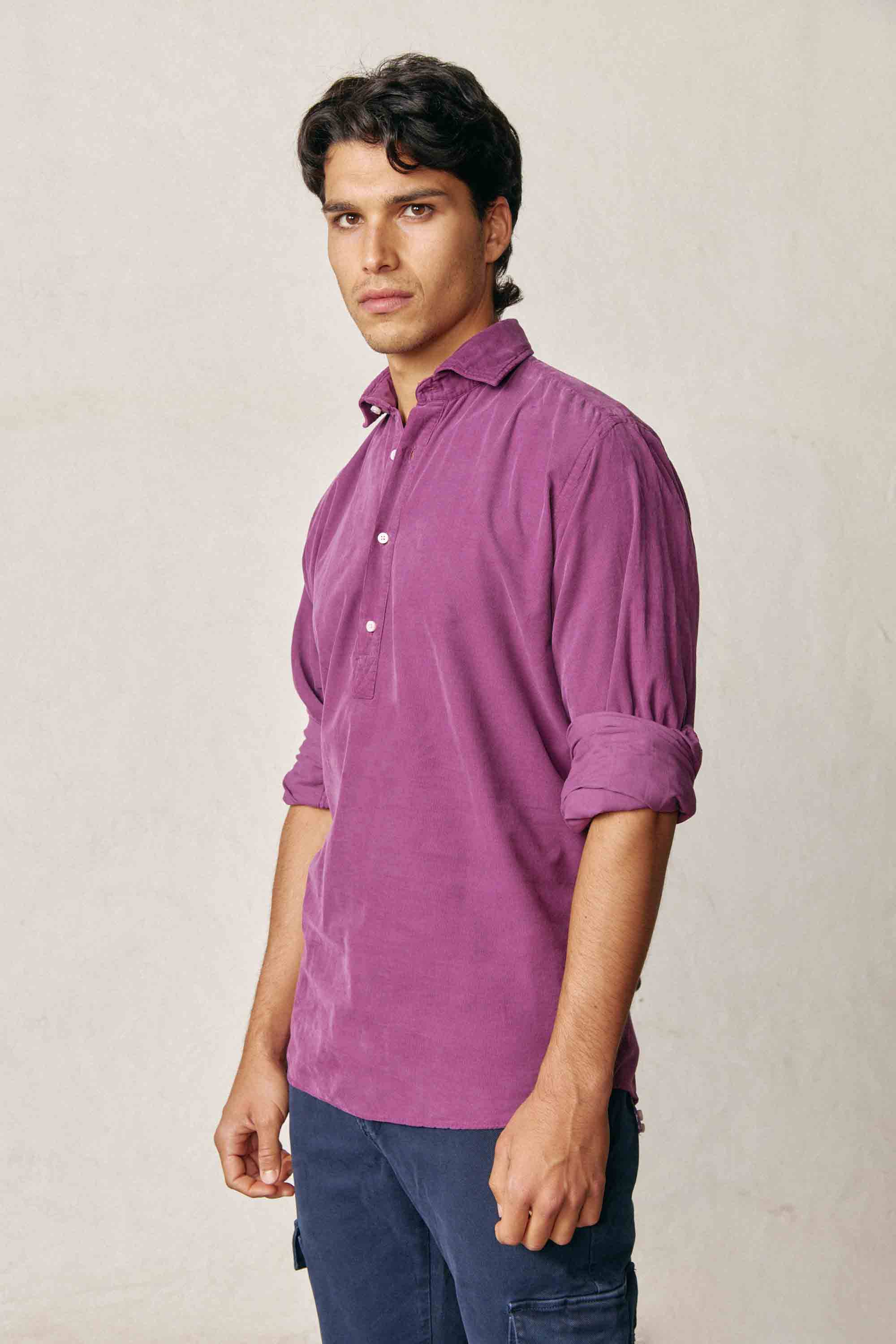 Polera Micropana - Morado - Fernando de Cárcer