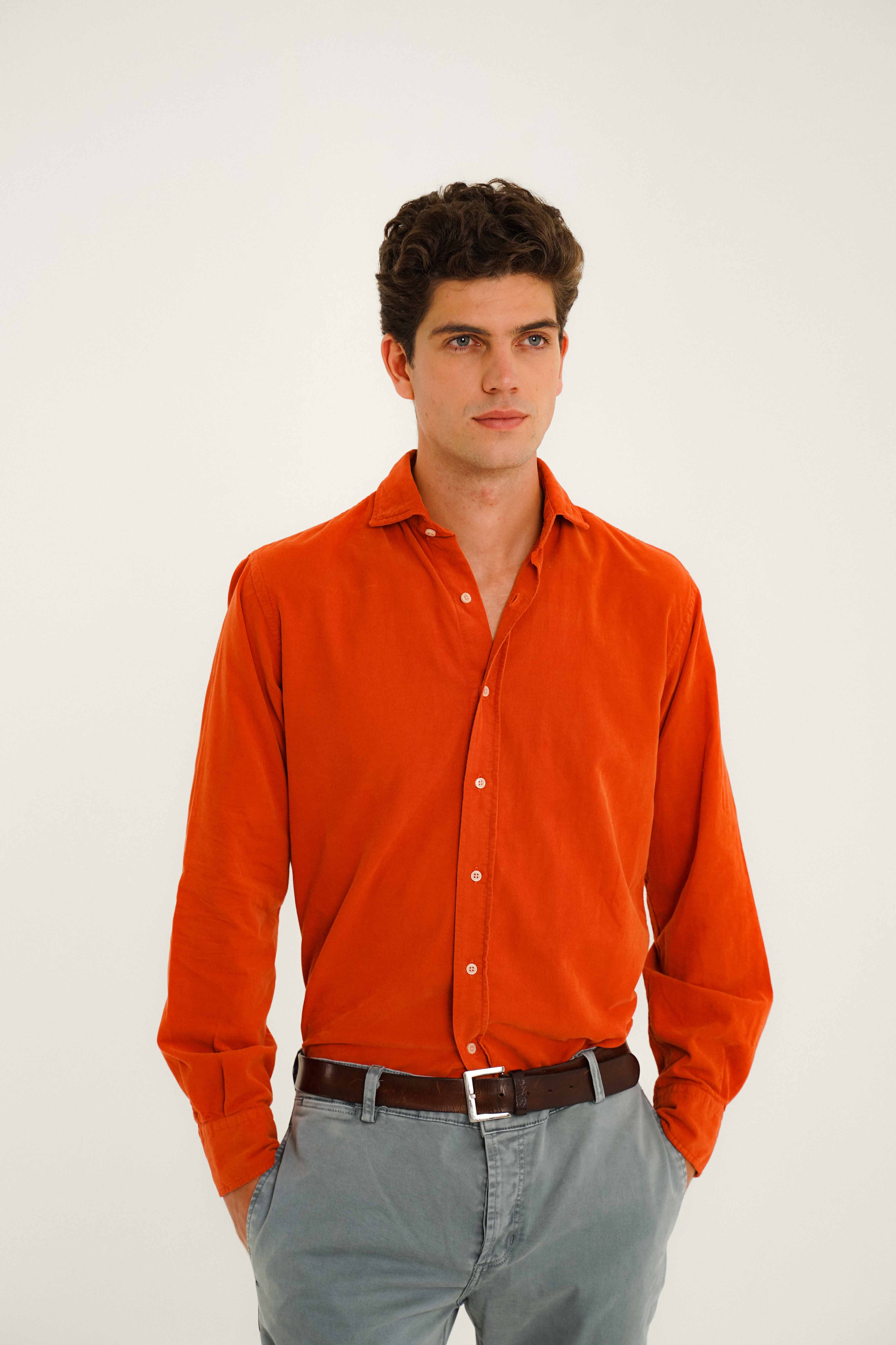 Camisa Micropana - Teja - Fernando de Cárcer