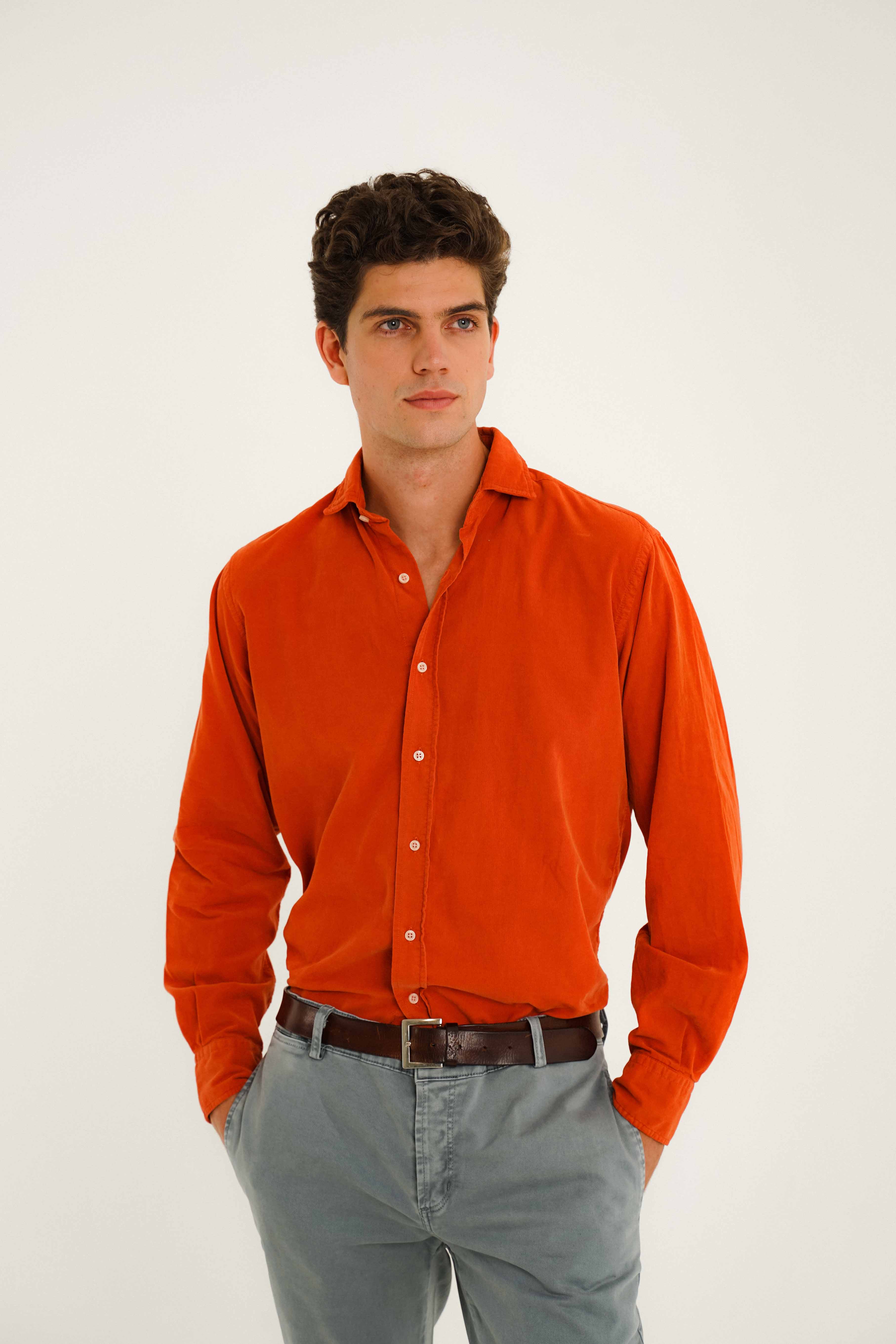 Camisa Micropana - Teja - Fernando de Cárcer