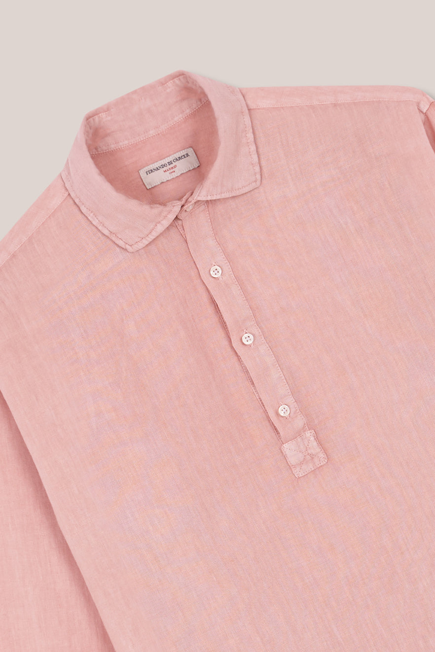 Polera de Lino - Salmón - Fernando de Cárcer