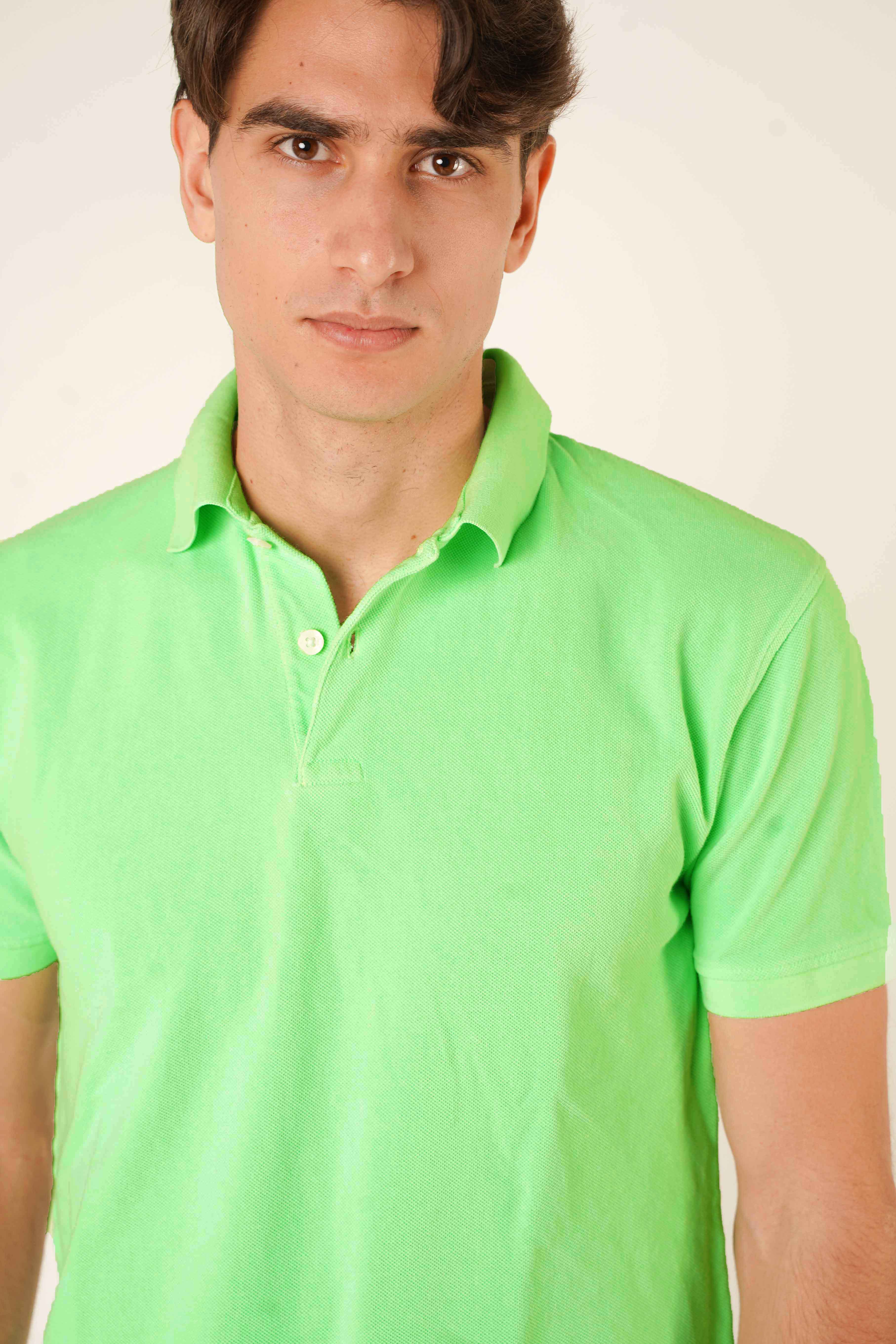 Polo Manga Corta - Fluor - Fernando de Cárcer