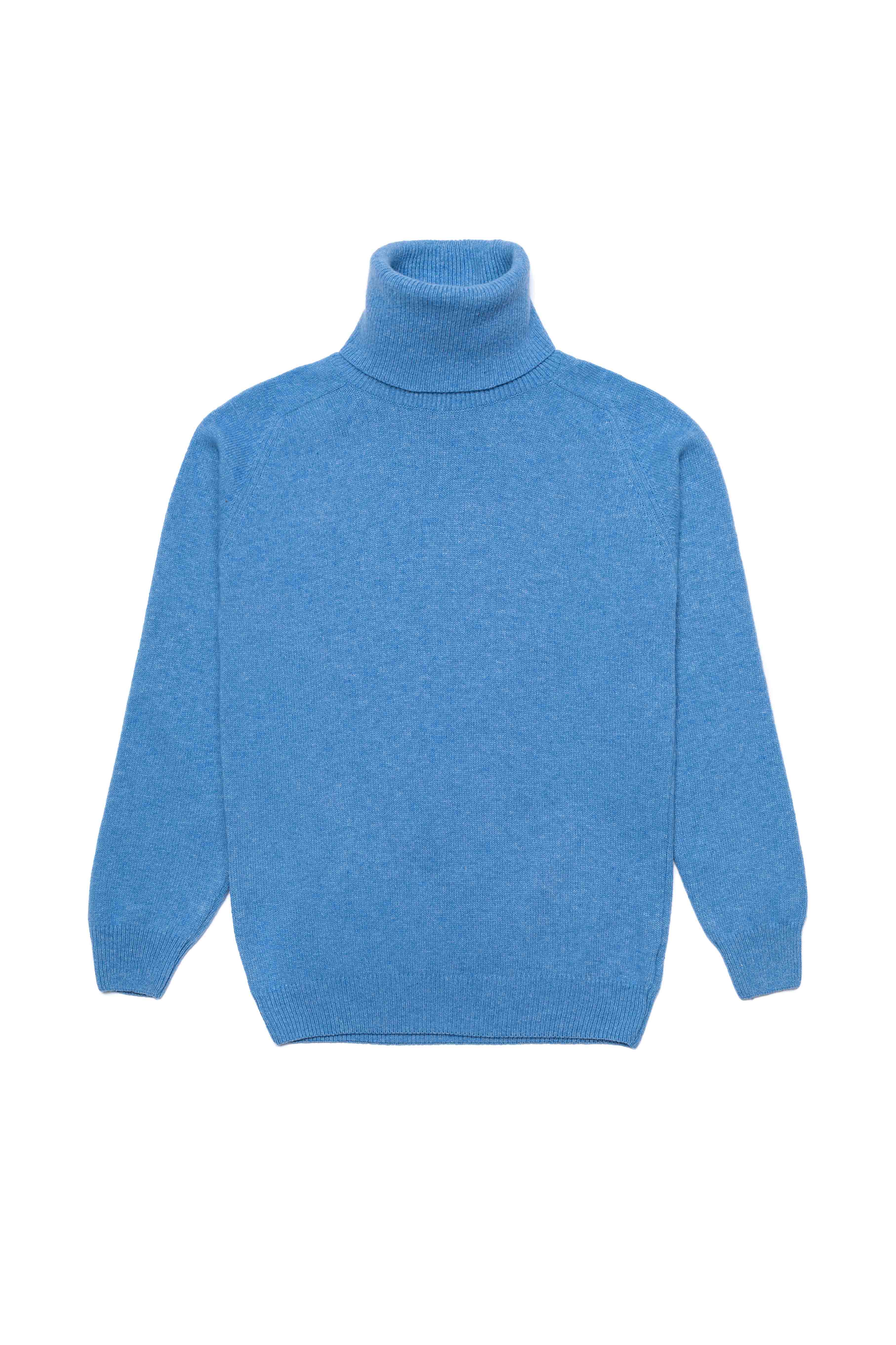 Jersey Cuello Vuelto Lambswool - Azul - Fernando de Cárcer