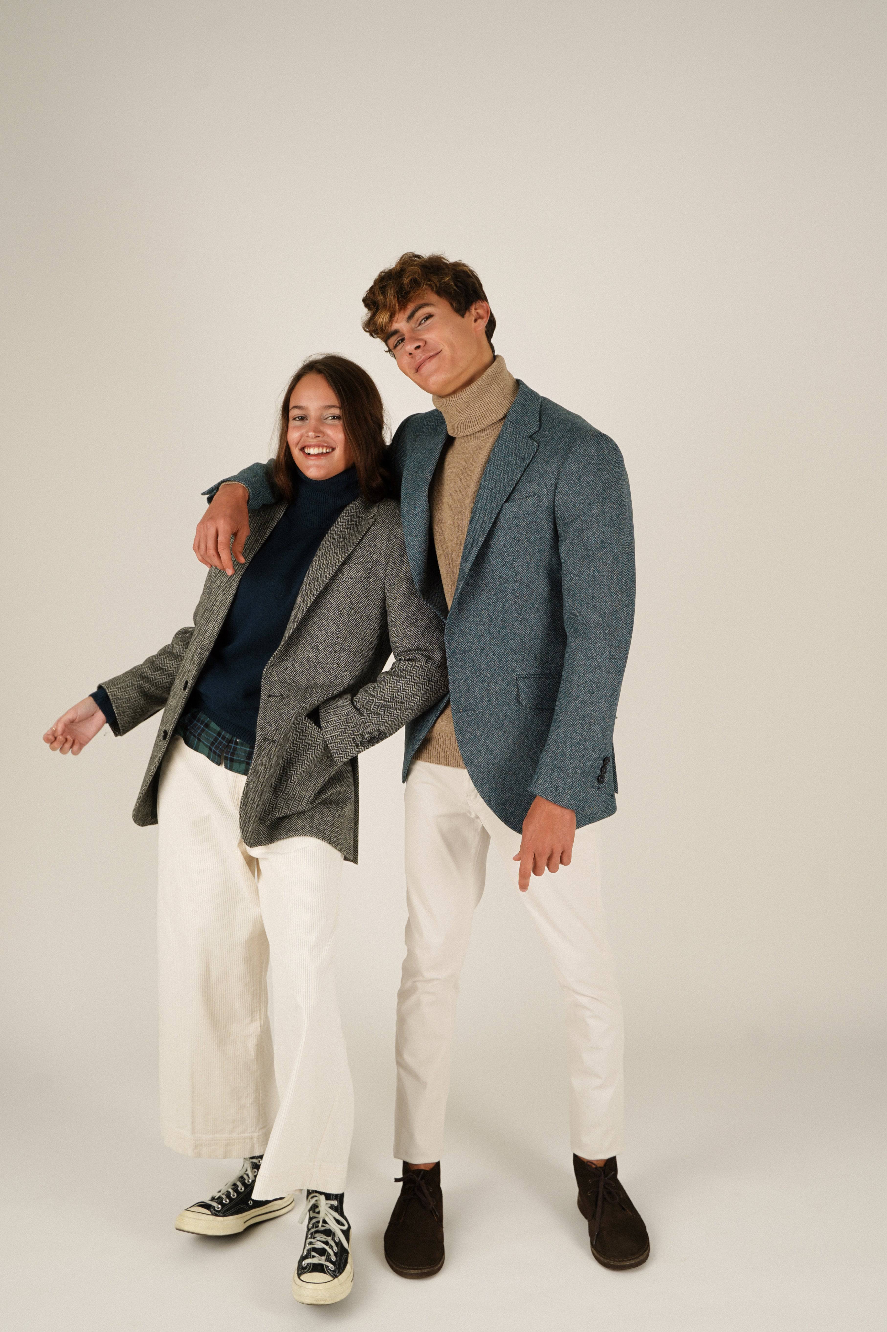 Americana de Tweed - Espiga Blanca Y Negra - Fernando de Cárcer