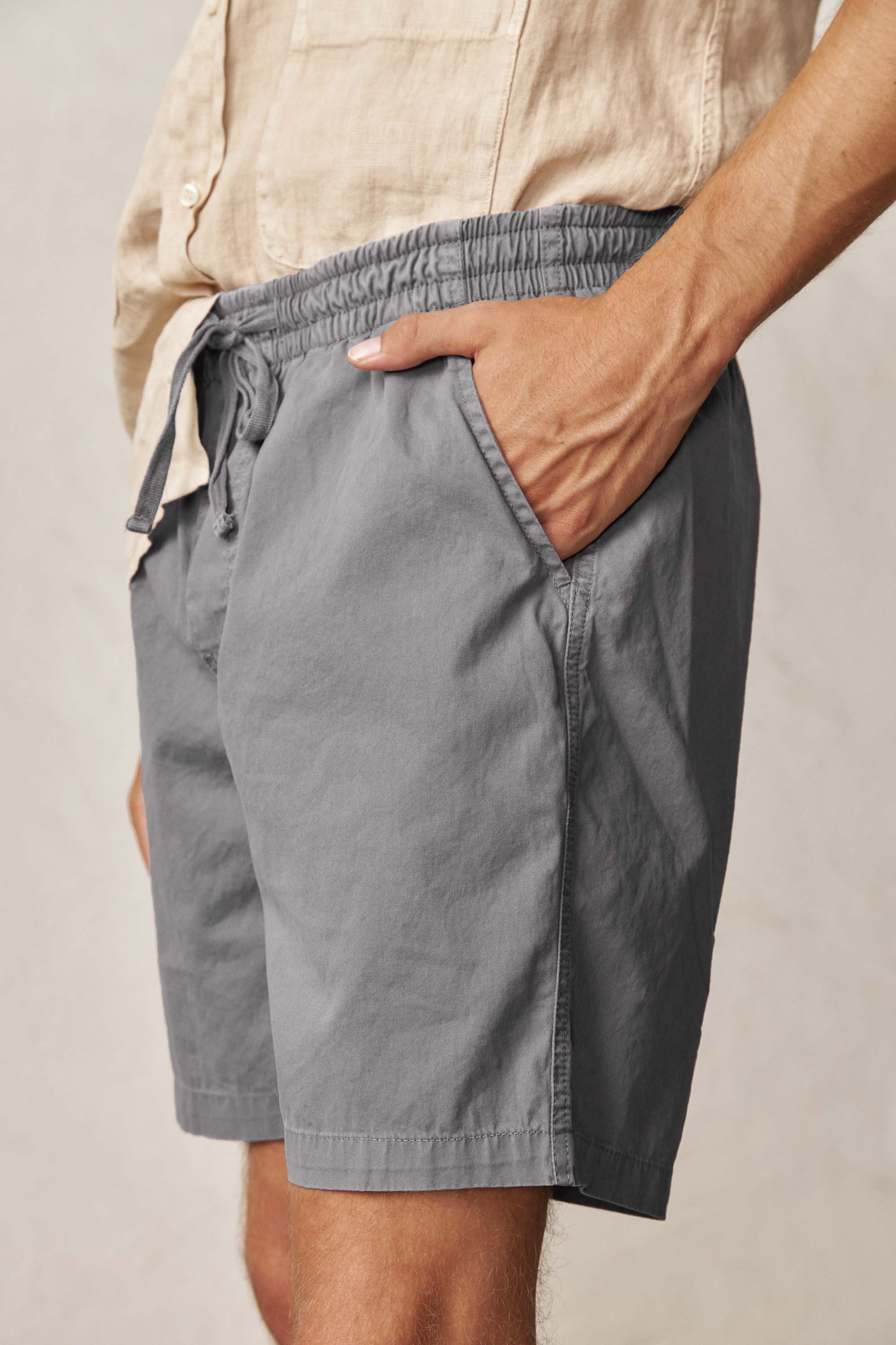 Bermudas de Popelín - Gris