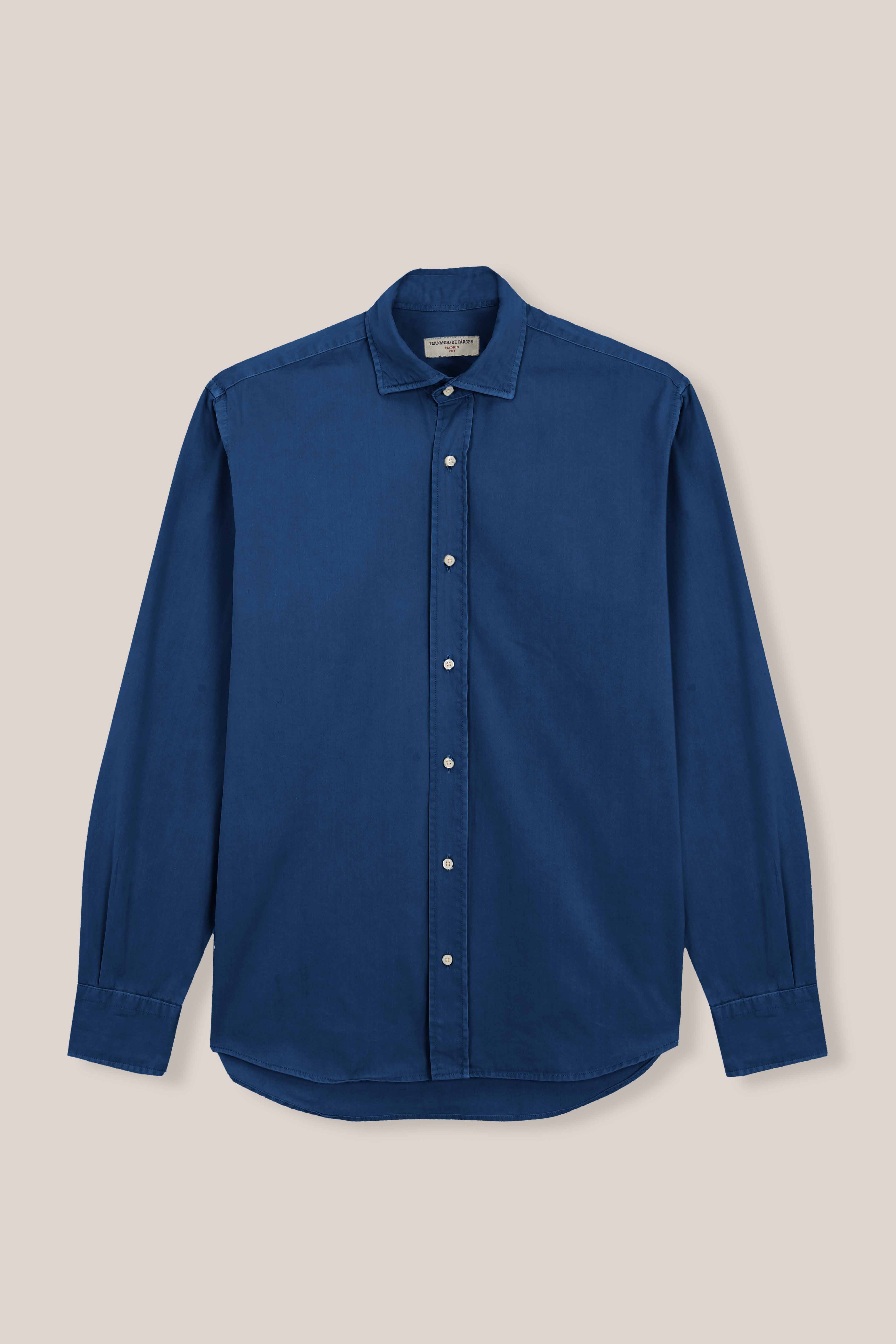 Camisa de Popelín - Azul Marino