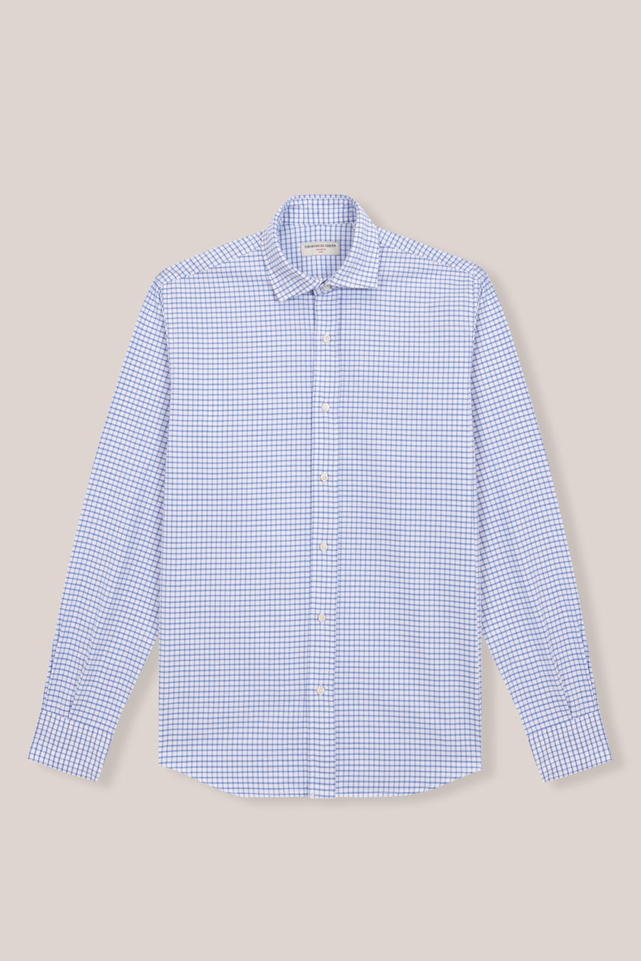 Camisa de Algodón - Cuadros Azules