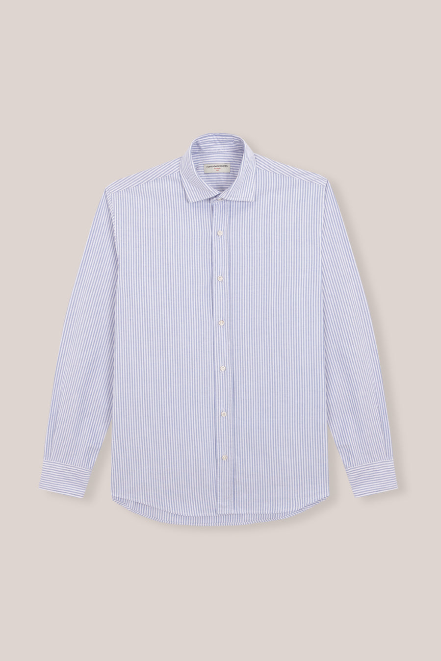 Camisa de Algodón - Oxford Rayas Azul y Blanco - Fernando de Cárcer